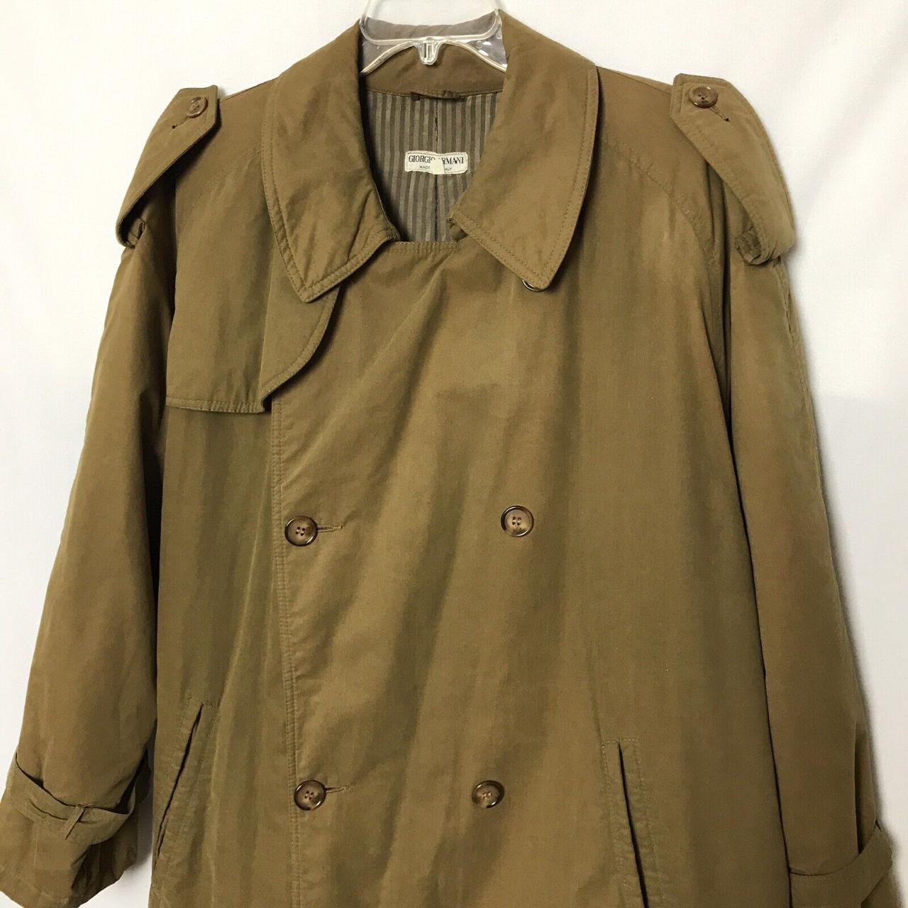 Giorgio Armani Men's Tan Coat | Depop