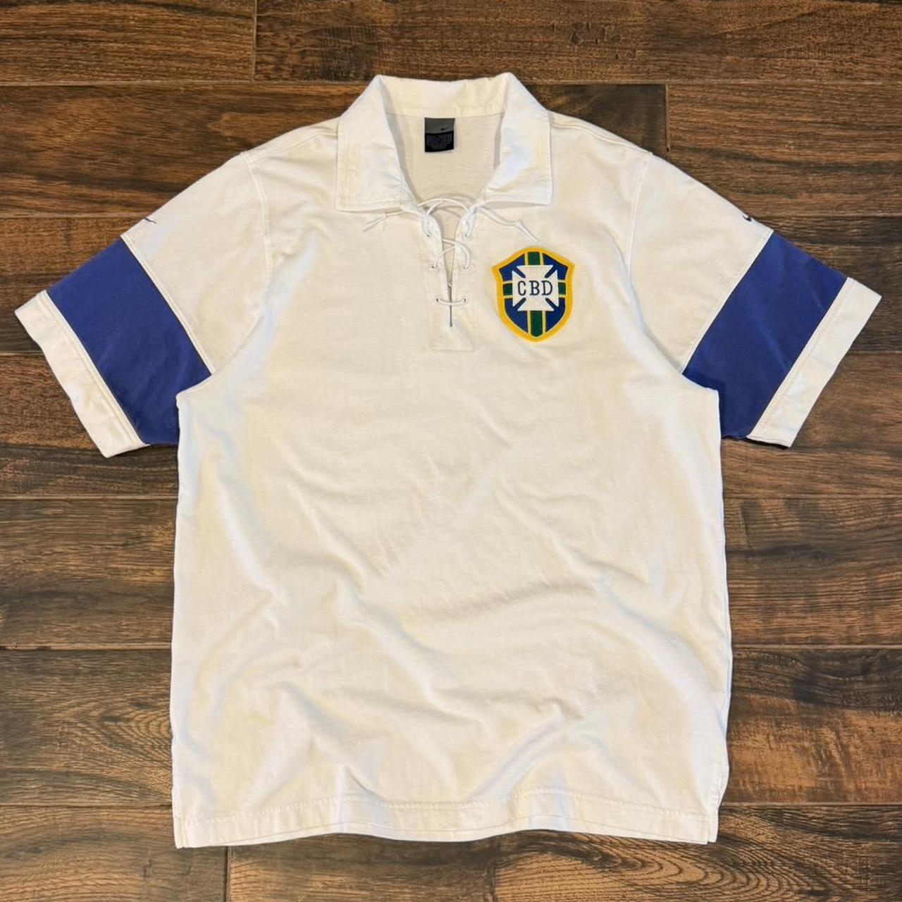 Men's M) 2002 World Cup Nike Brazil Away Shirt | Depop