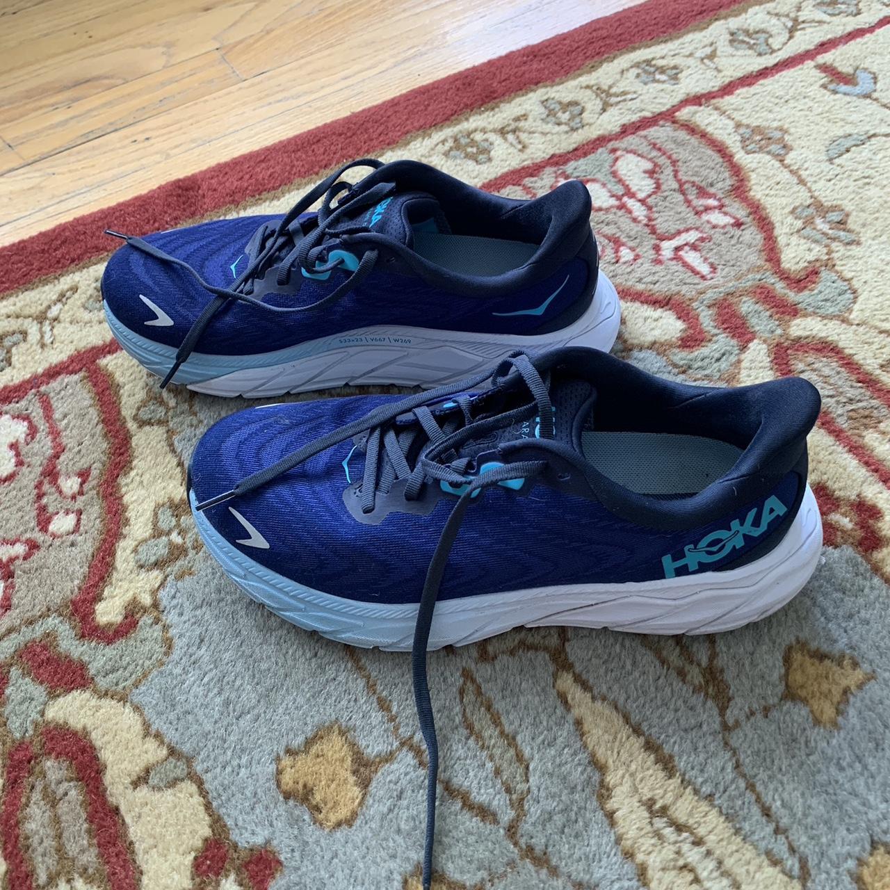 Brand new Hoka. Navy blue perfect condition. Size 8.... - Depop