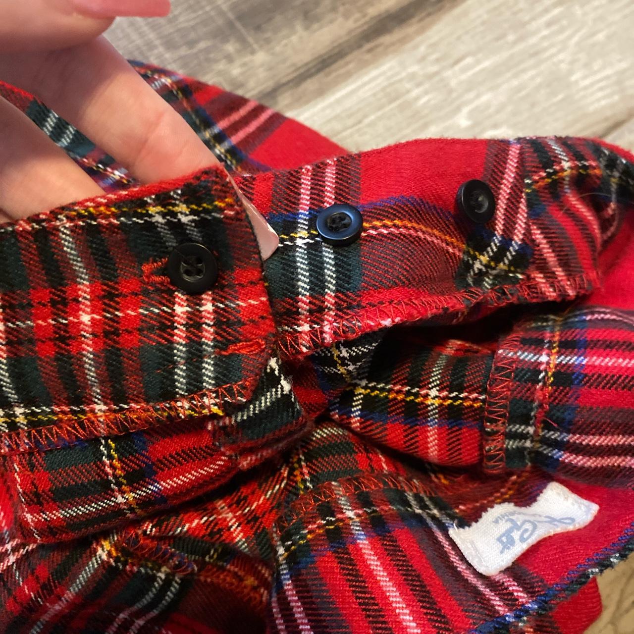 brandy melville ( john galt ) plaid red n green... - Depop