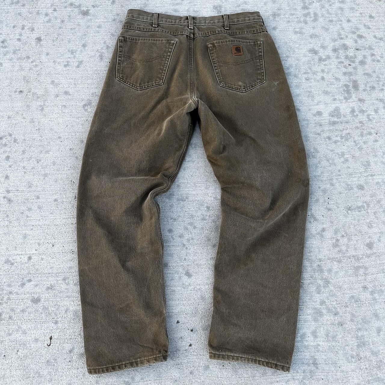 Carhartt Men's Khaki Trousers | Depop