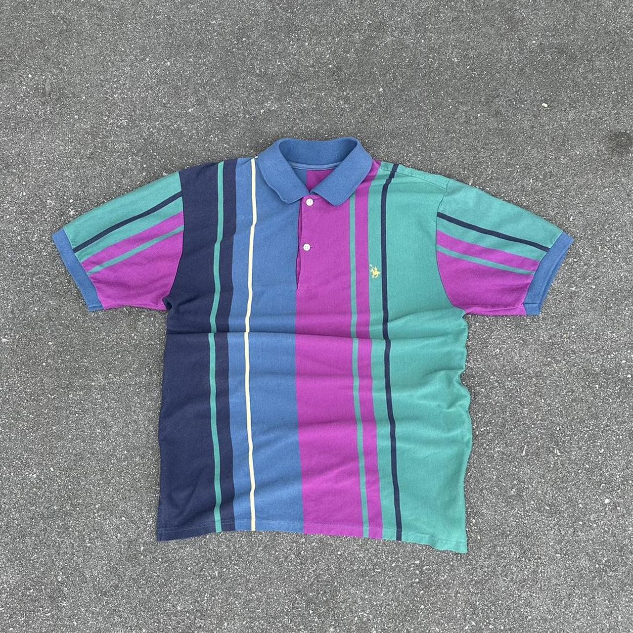 Vintage Polo Shirt - No tag/size... - Depop