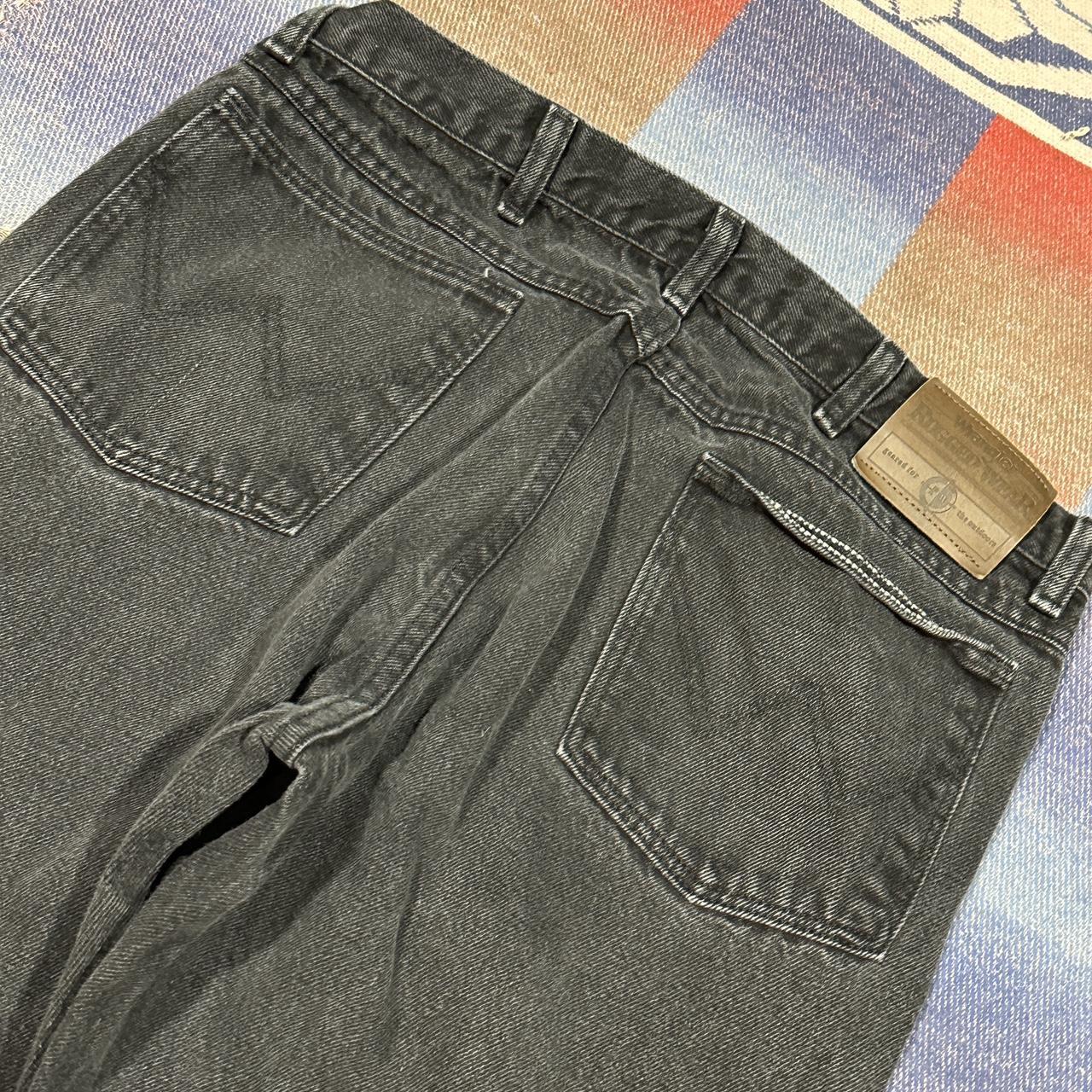 Vintage Y2K Black Wrangler Denim Jeans - Size... - Depop