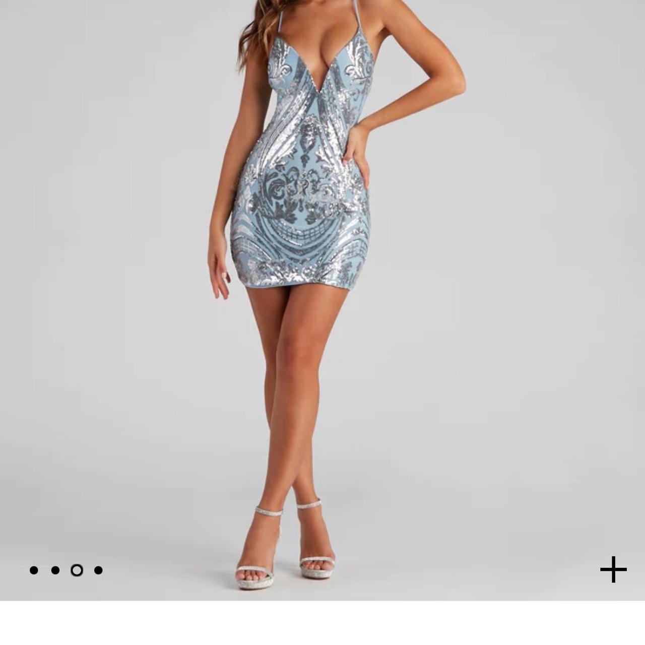 Windsor blue best sale sparkly dress