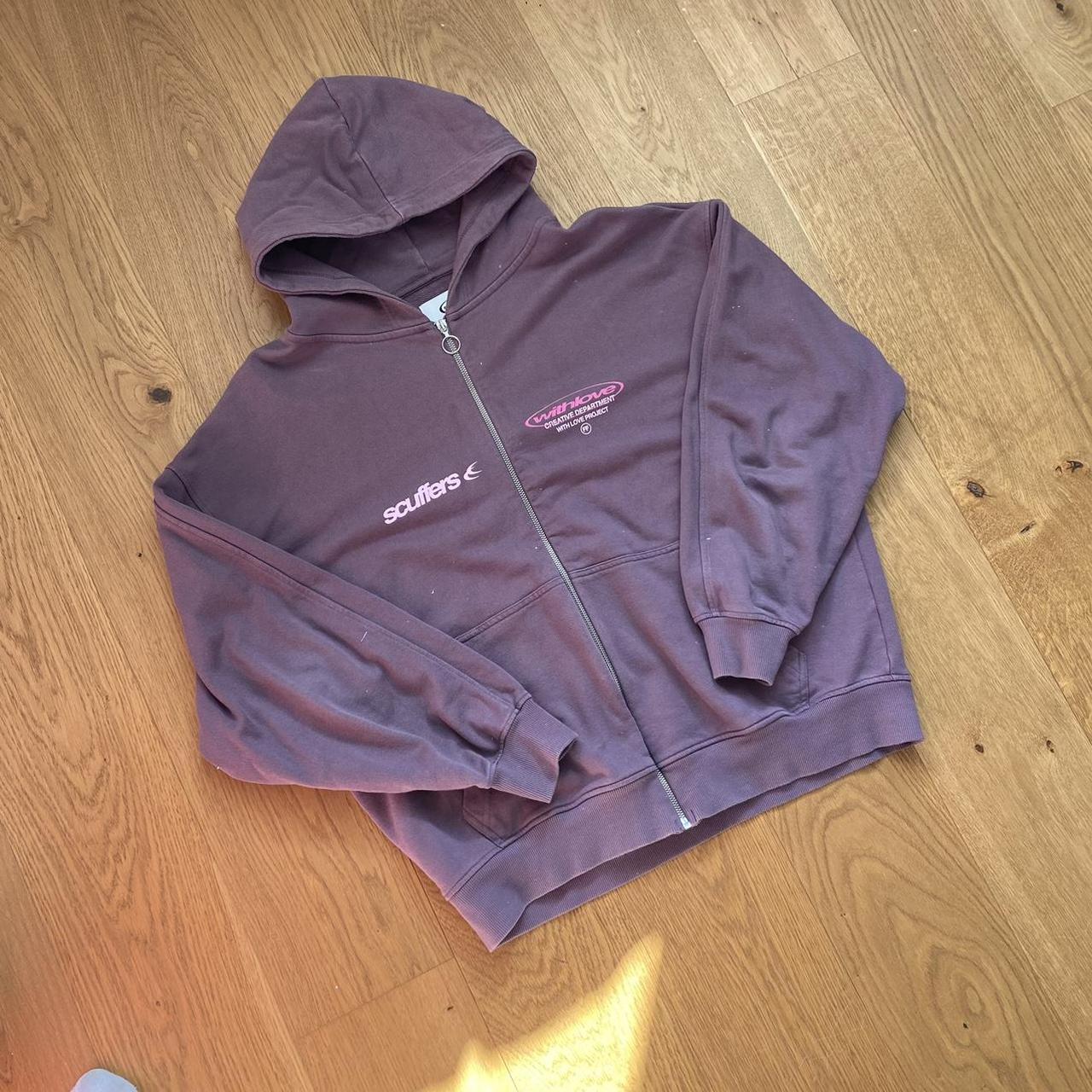 SCUFFERS PURPLE HOODIE TAG: SIZE M FIT: TTS M Or... - Depop