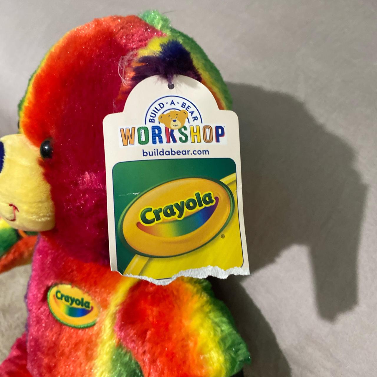 2021 Crayola Build-a-Bear! 🖍️🌈 super uniquw and soft,...