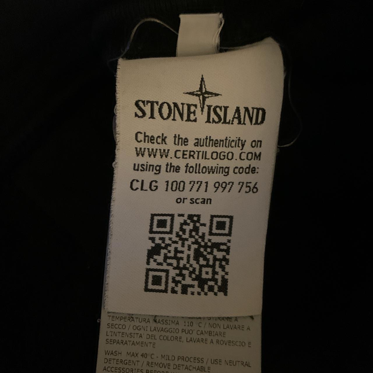 Stone island joggers black size 32 mens - Depop