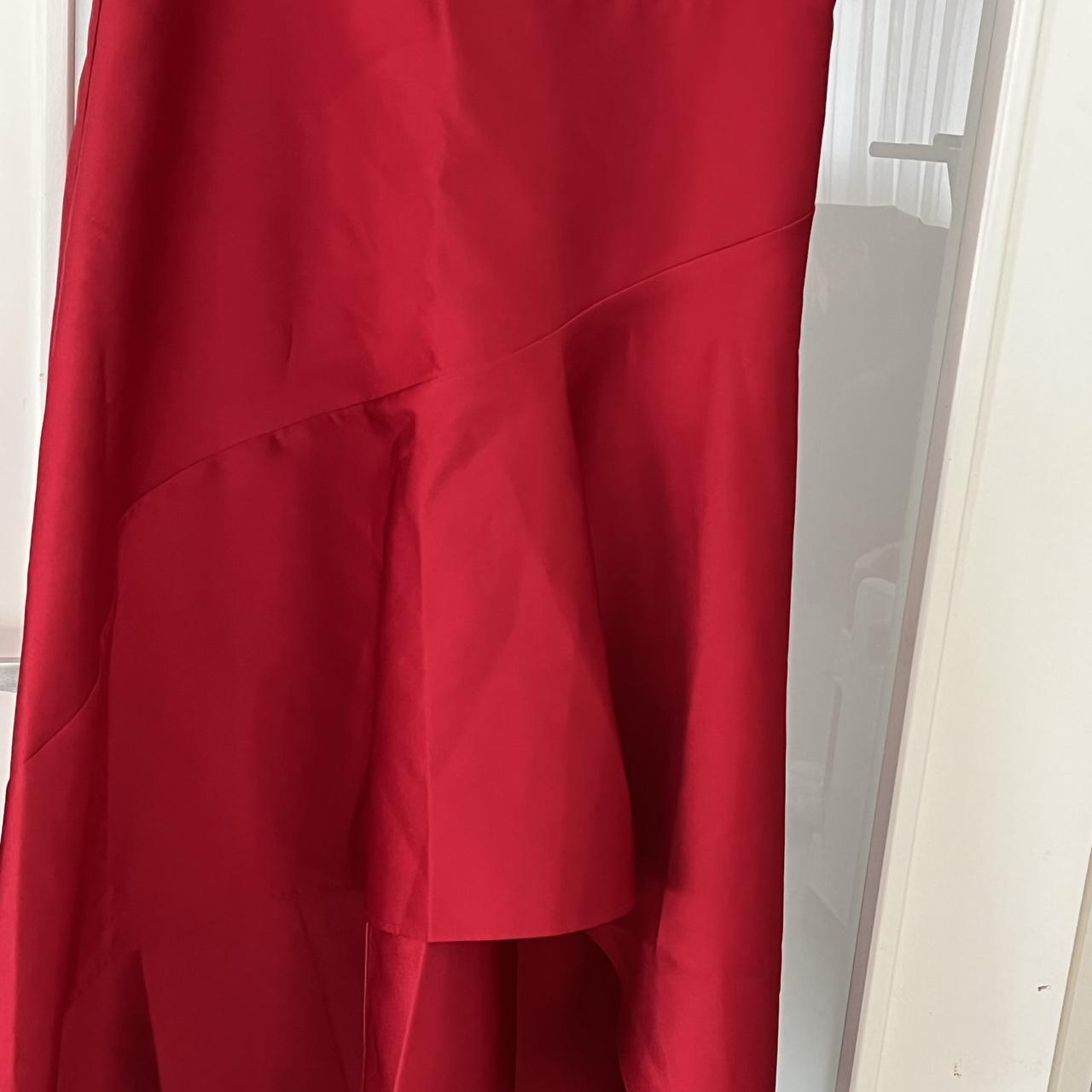 Coast Red High Low Midi Occasion Dress Size 18 BNWOT... Depop