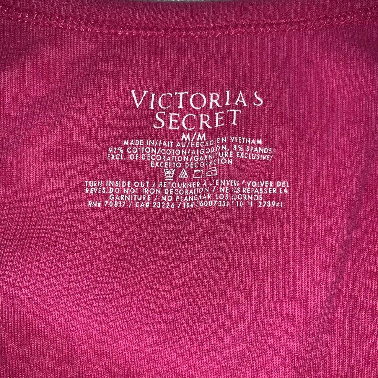 Hot pink 2000s Victoria’s Secret bling tank top -... - Depop