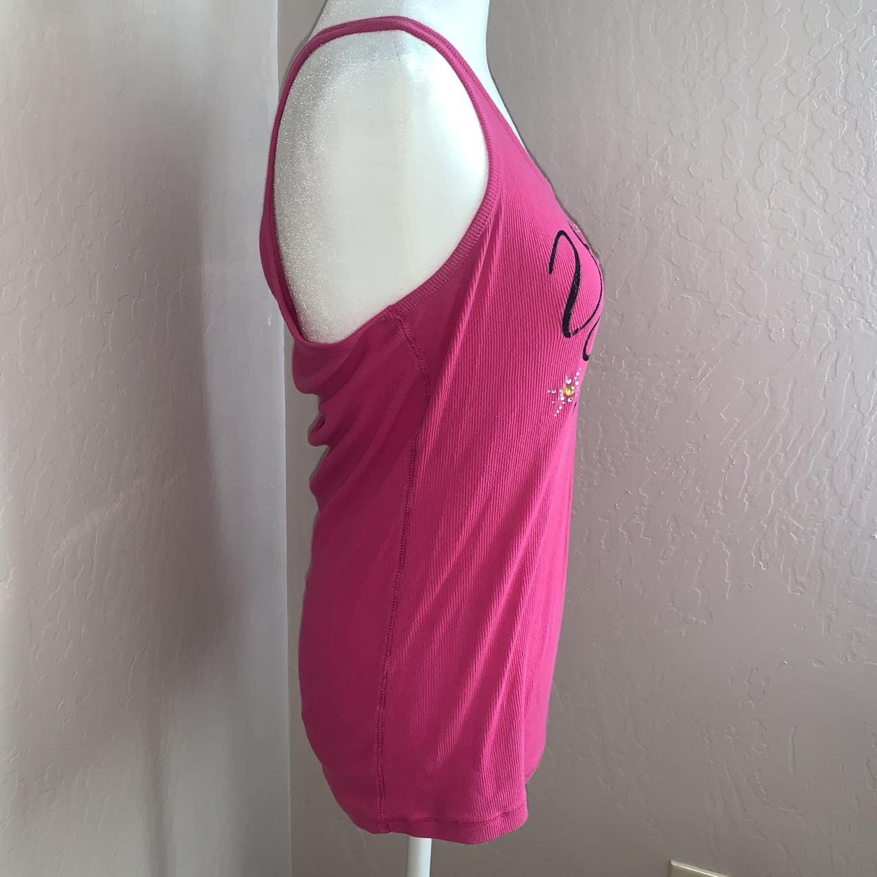 Hot pink 2000s Victoria’s Secret bling tank top -... - Depop