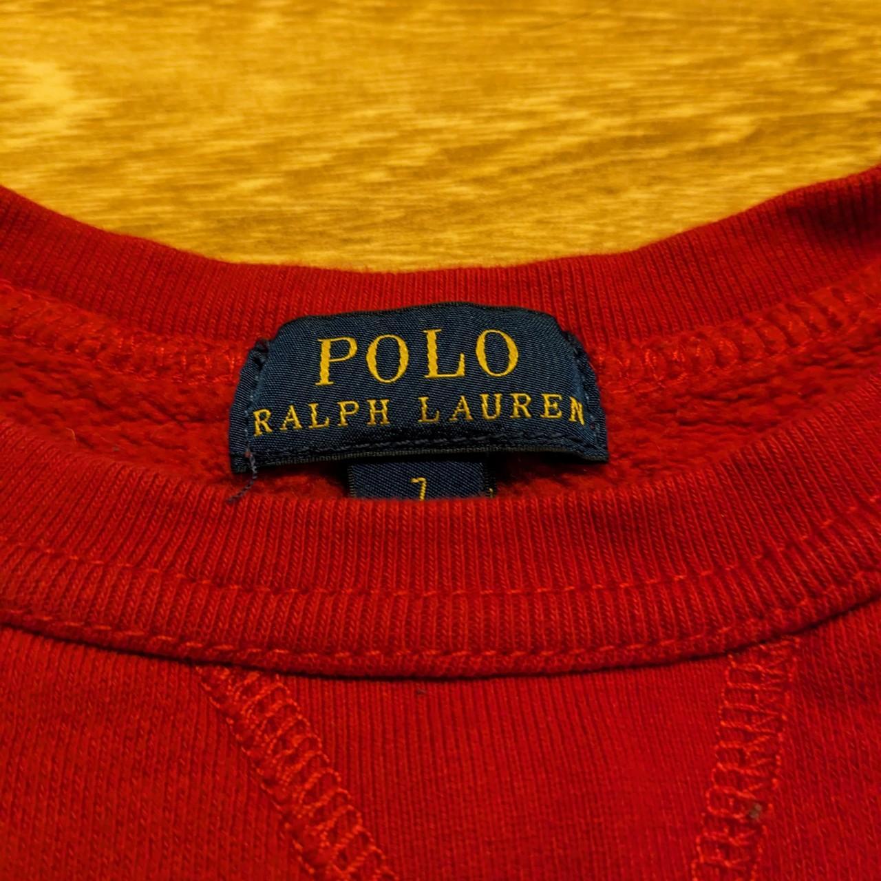 Polo Ralph Lauren Kids red Christmas sweater ♡... - Depop