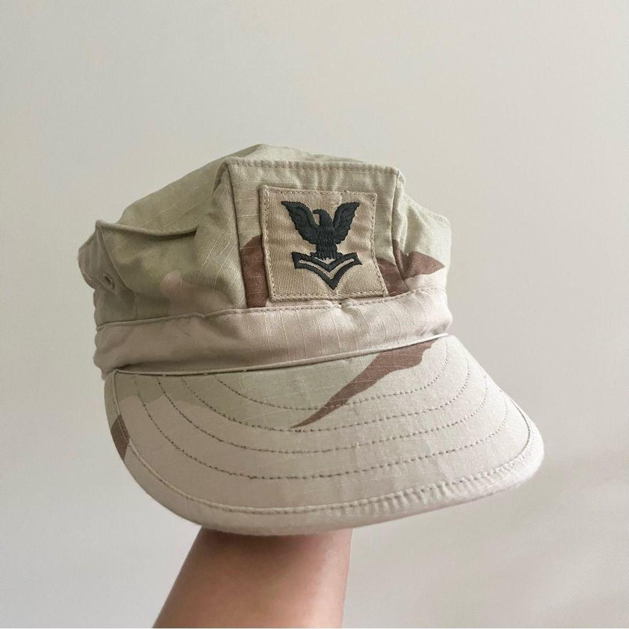 Source Unknown Men's Hat - Tan/Cream – USMC Marin… - image 1