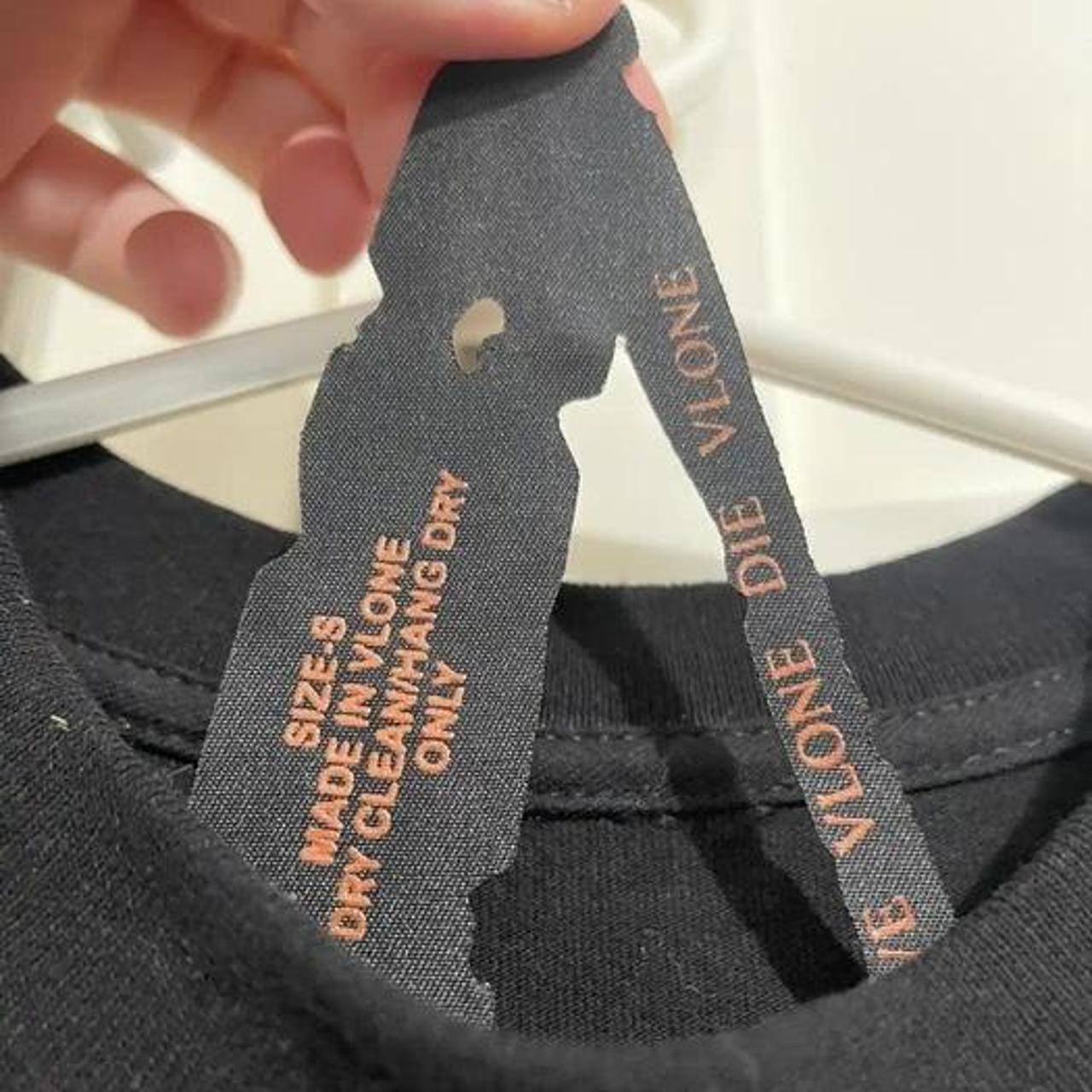 Inside Vlone Shirt Tags Legit Check Palm Angels Pulli Original