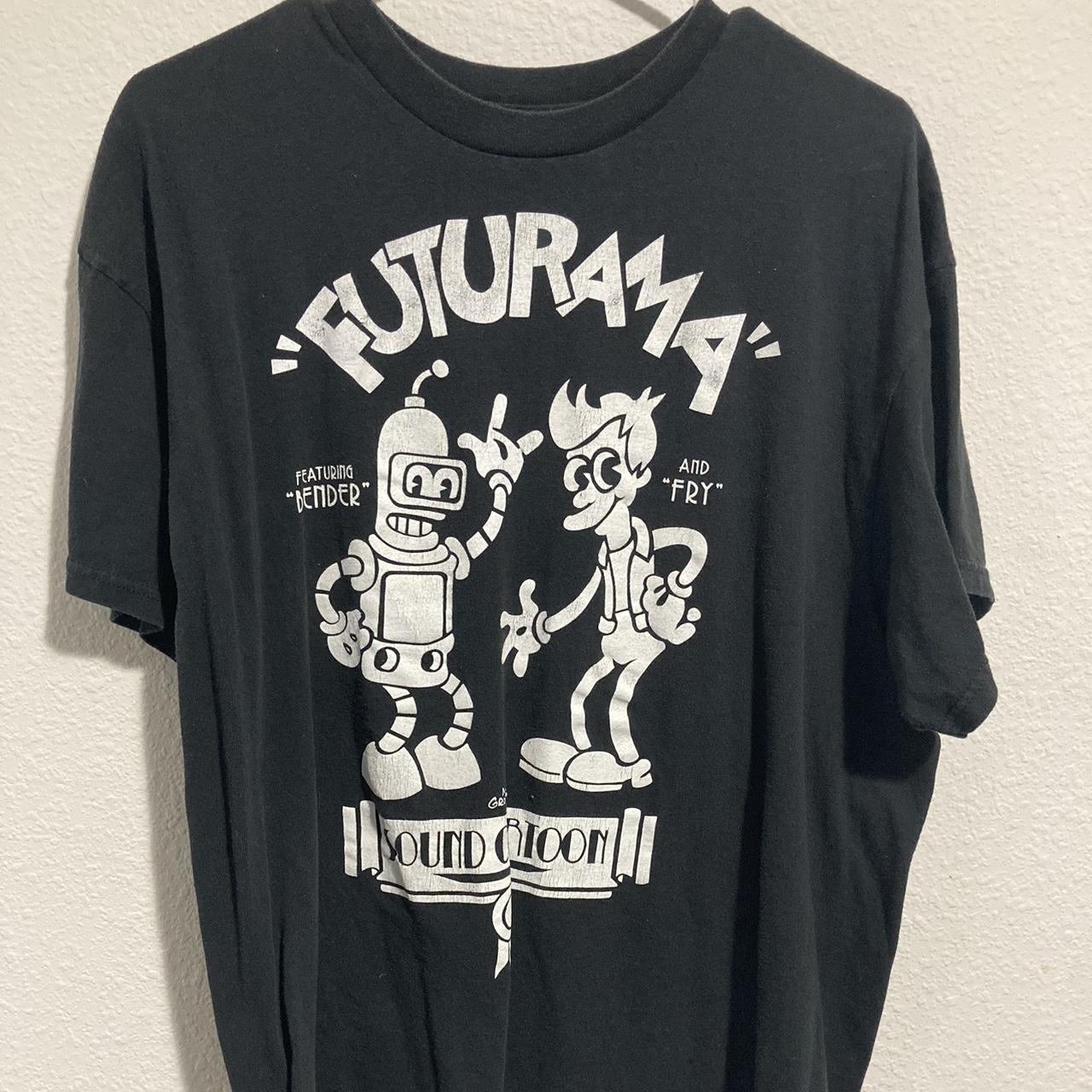 Reclaimed Vintage Men's Black and White T-shirt