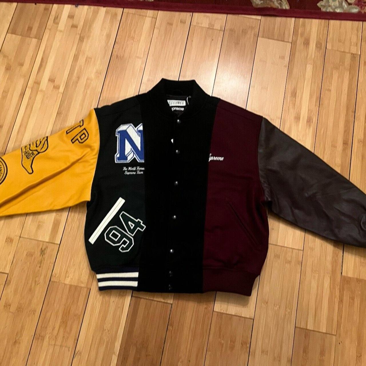 supreme Margiela Split 収まっ Varsity Jacket M