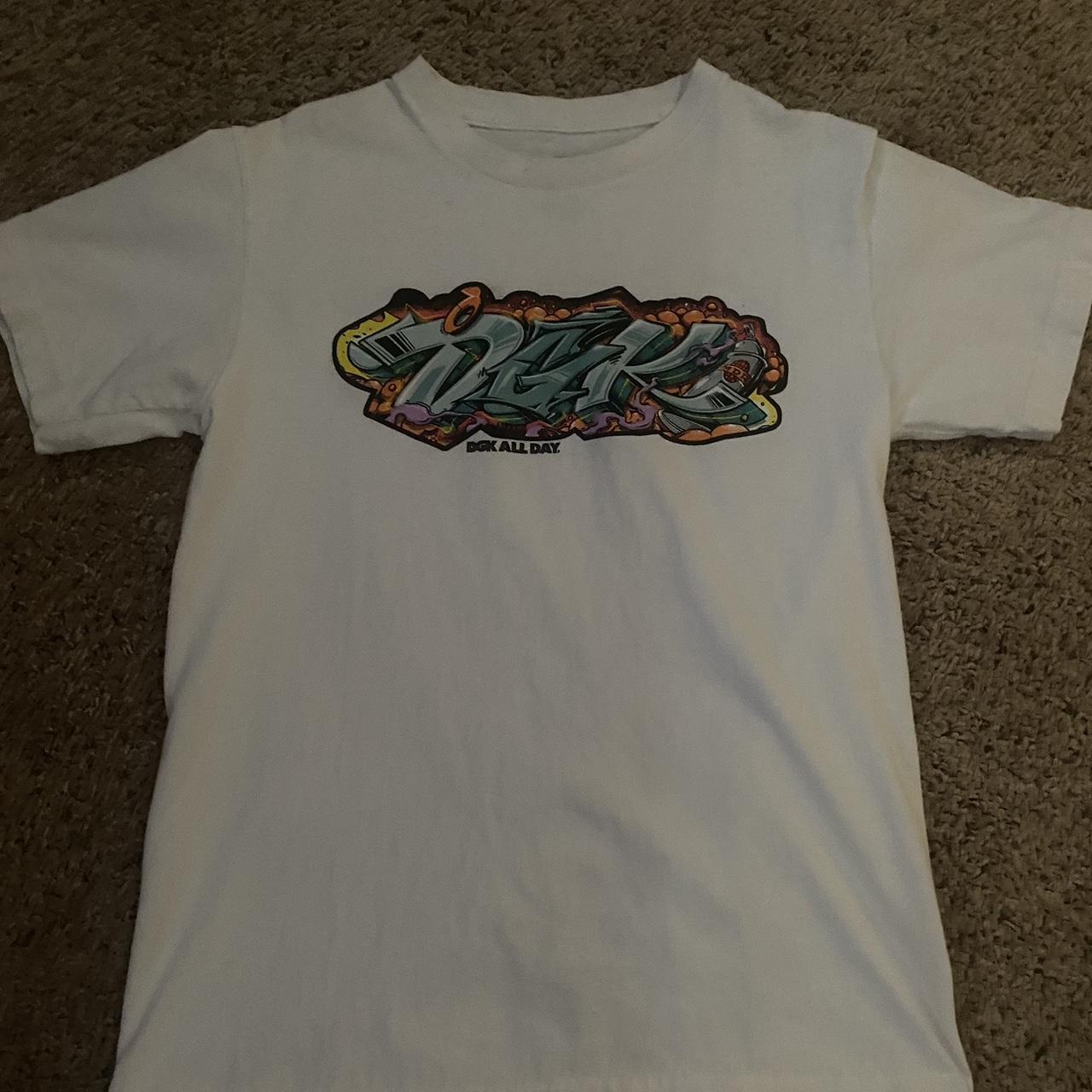 dgk graffiti shirt bought a small thinking it was... - Depop