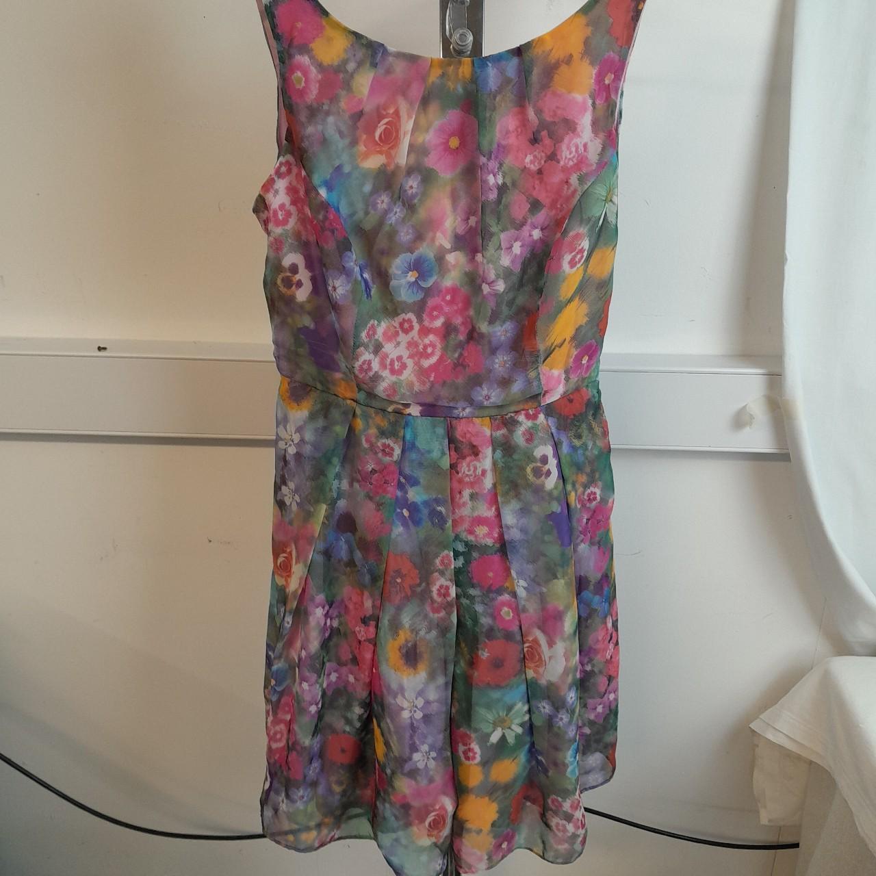 Monsoon Fusion Ladies Floral Dress. UK Size 10