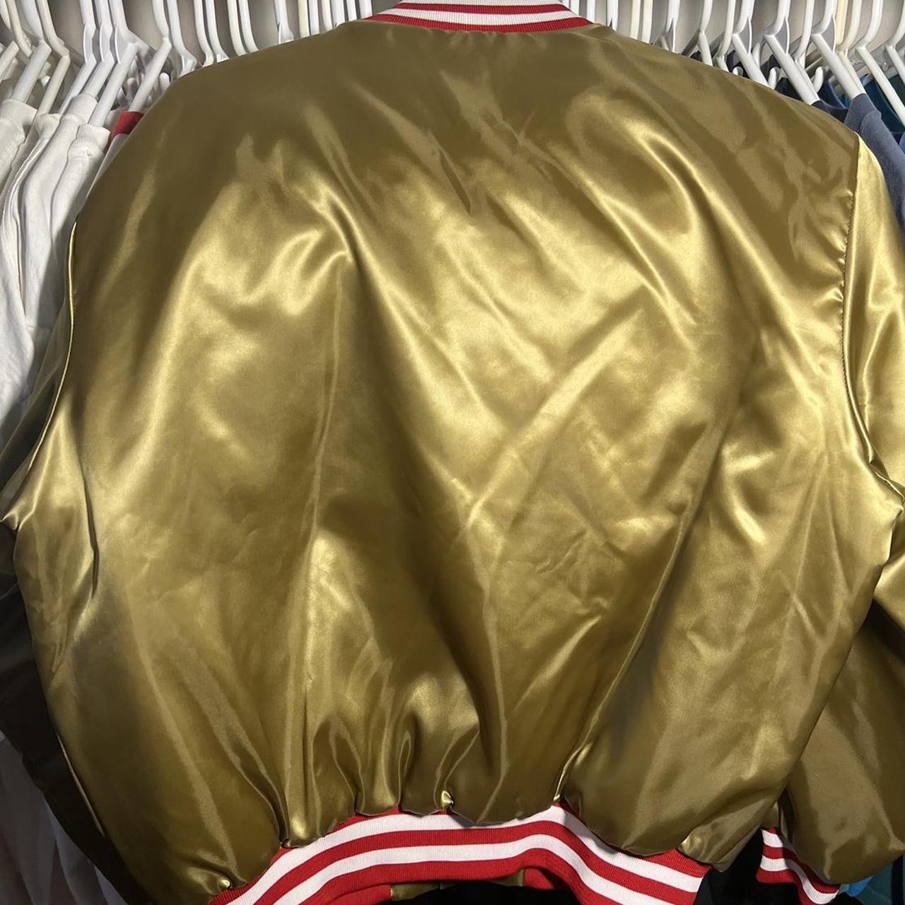 Lots of 49er gear. This classic jacket / windbreaker is awesome. XL, $48.  What a steal. Cheers! #sf49ers #49ers #vintage #vintagejackets