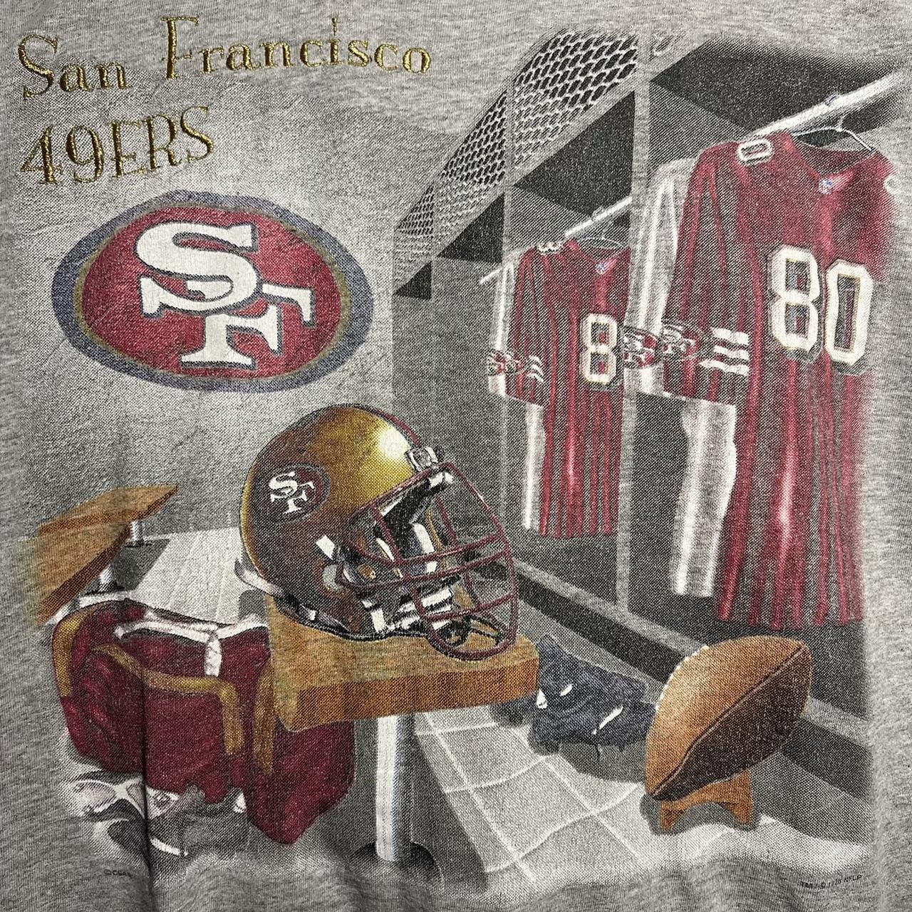 VTG San Francisco 49ers NFL Team Apparel Size L Gray - Depop