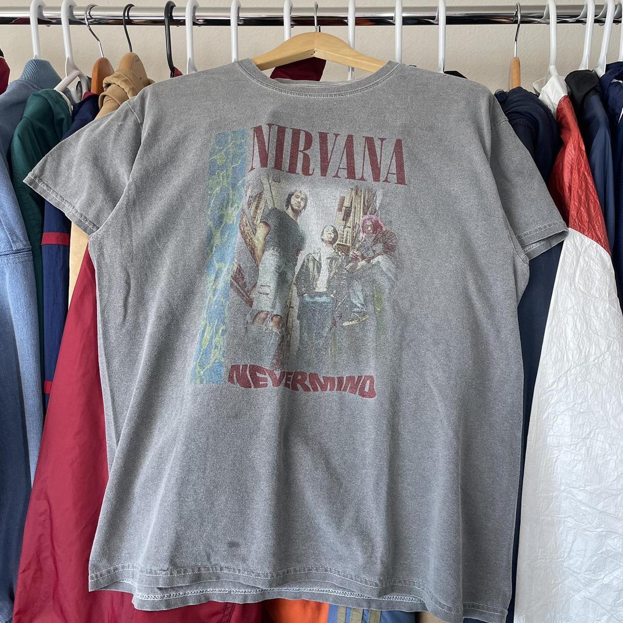 Nirvana Nevermind Reprint Tee M 21 Pit 26 Length Depop   P0 