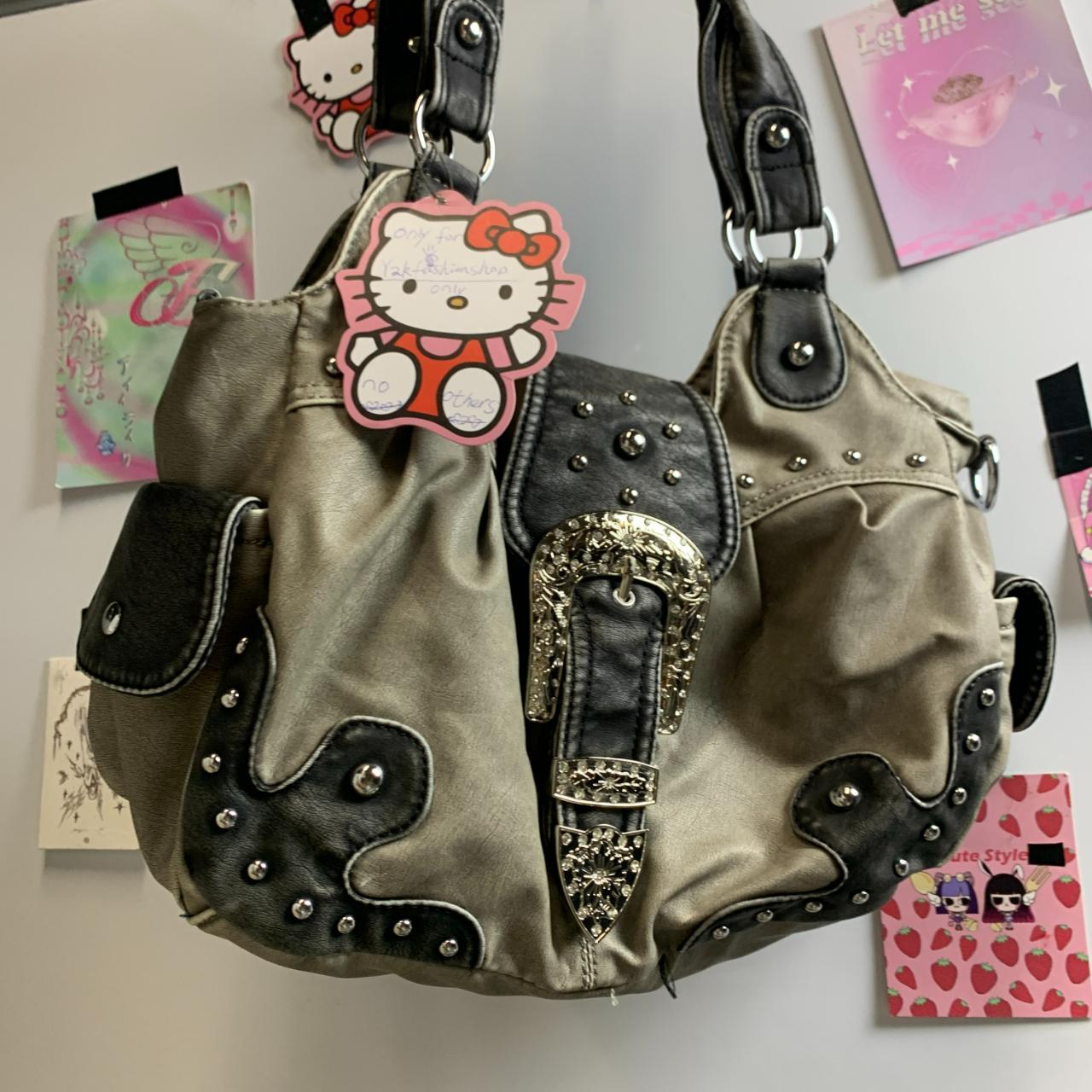 00S y2k streetwear pu bag, streetwear bag, grunge | Depop