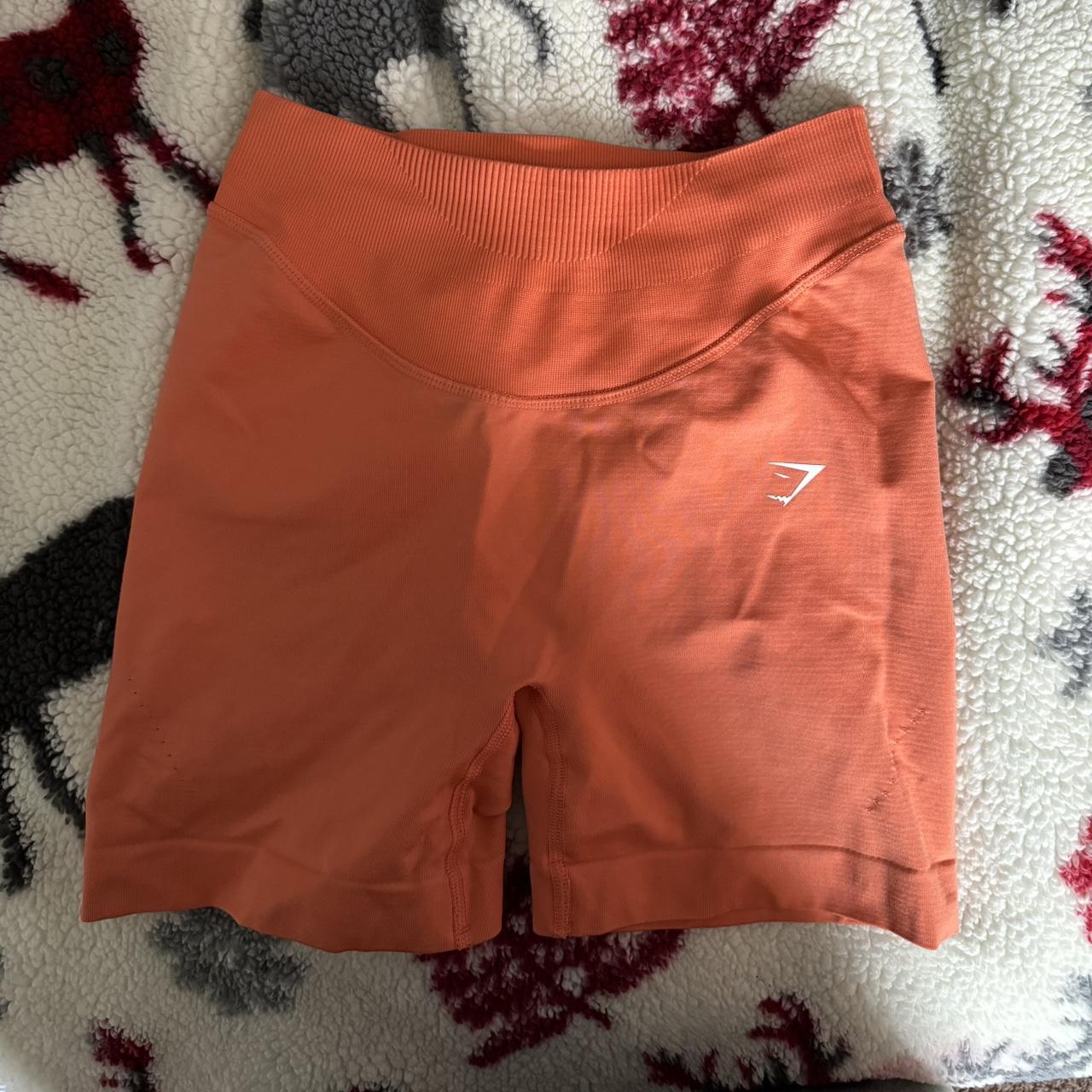 gymshark spandex shorts -size small - Depop
