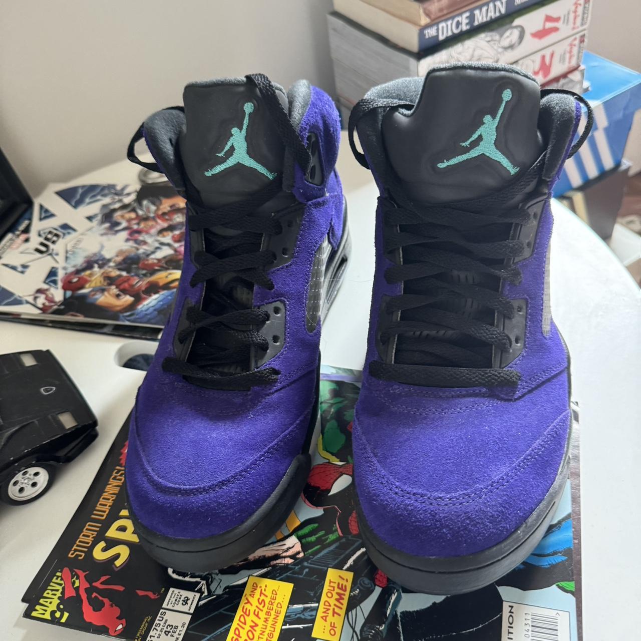 purple suede 5s
