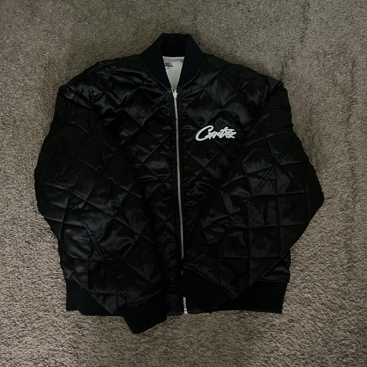 reversible corteiz bomber | Depop