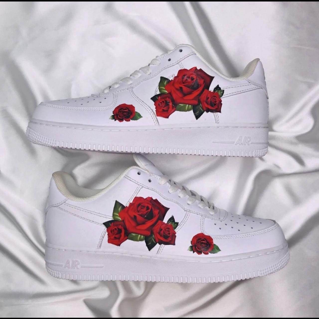 custom rose nikes