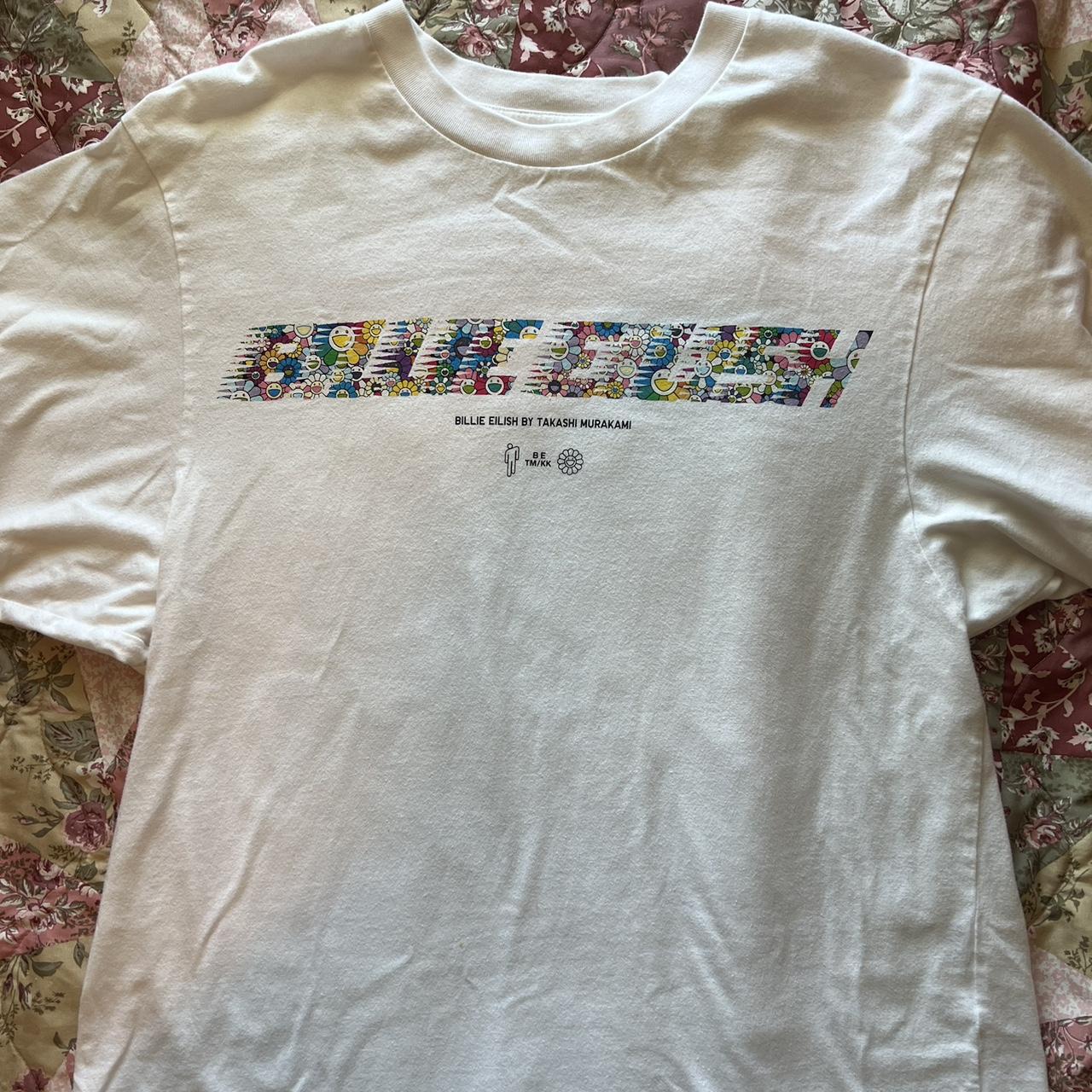 billie eilish x takashi murakami tshirt... - Depop