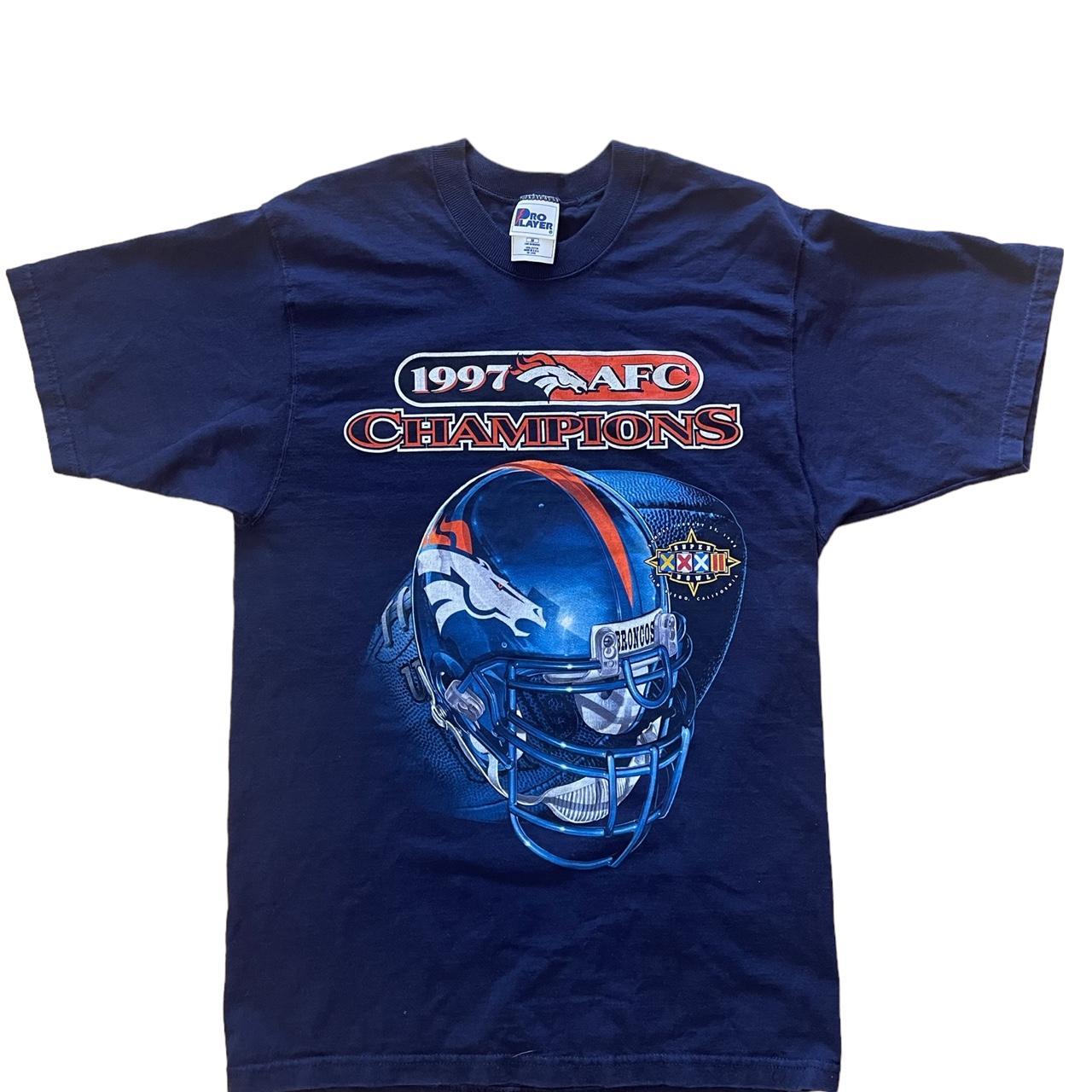 Vintage Denver Broncos 1997 AFC Champions T Shirt... - Depop