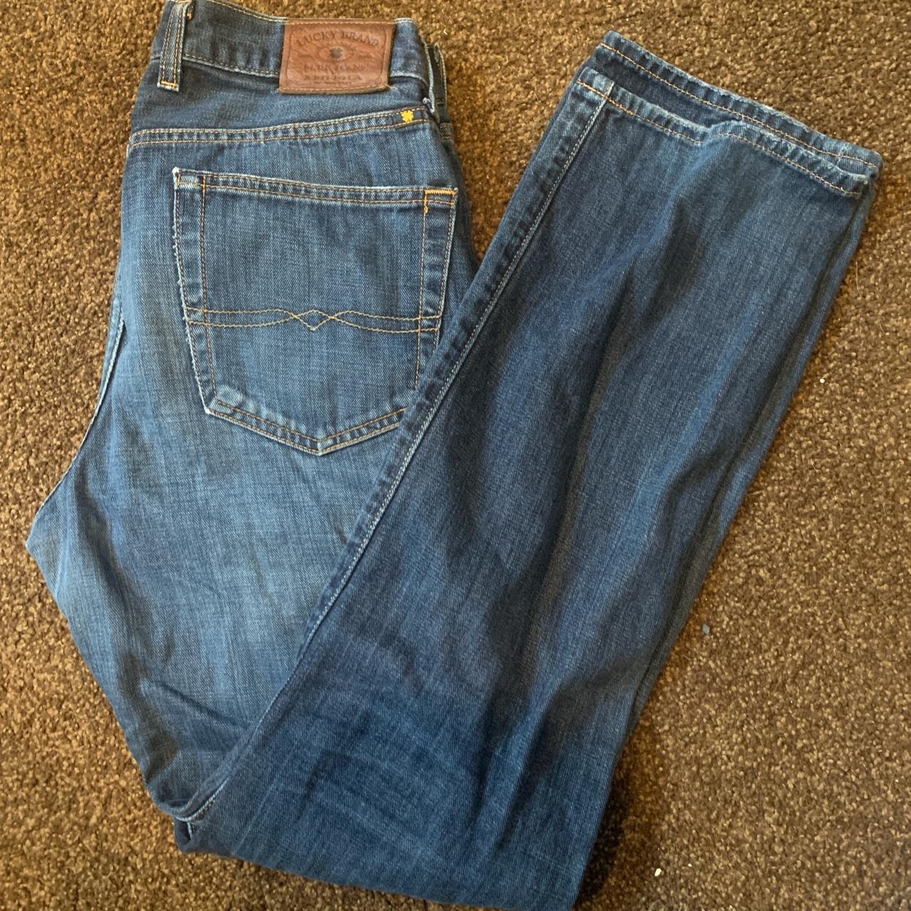 LUCKY BRAND JEANS VERY COMFORTABLE 30X32 free... - Depop