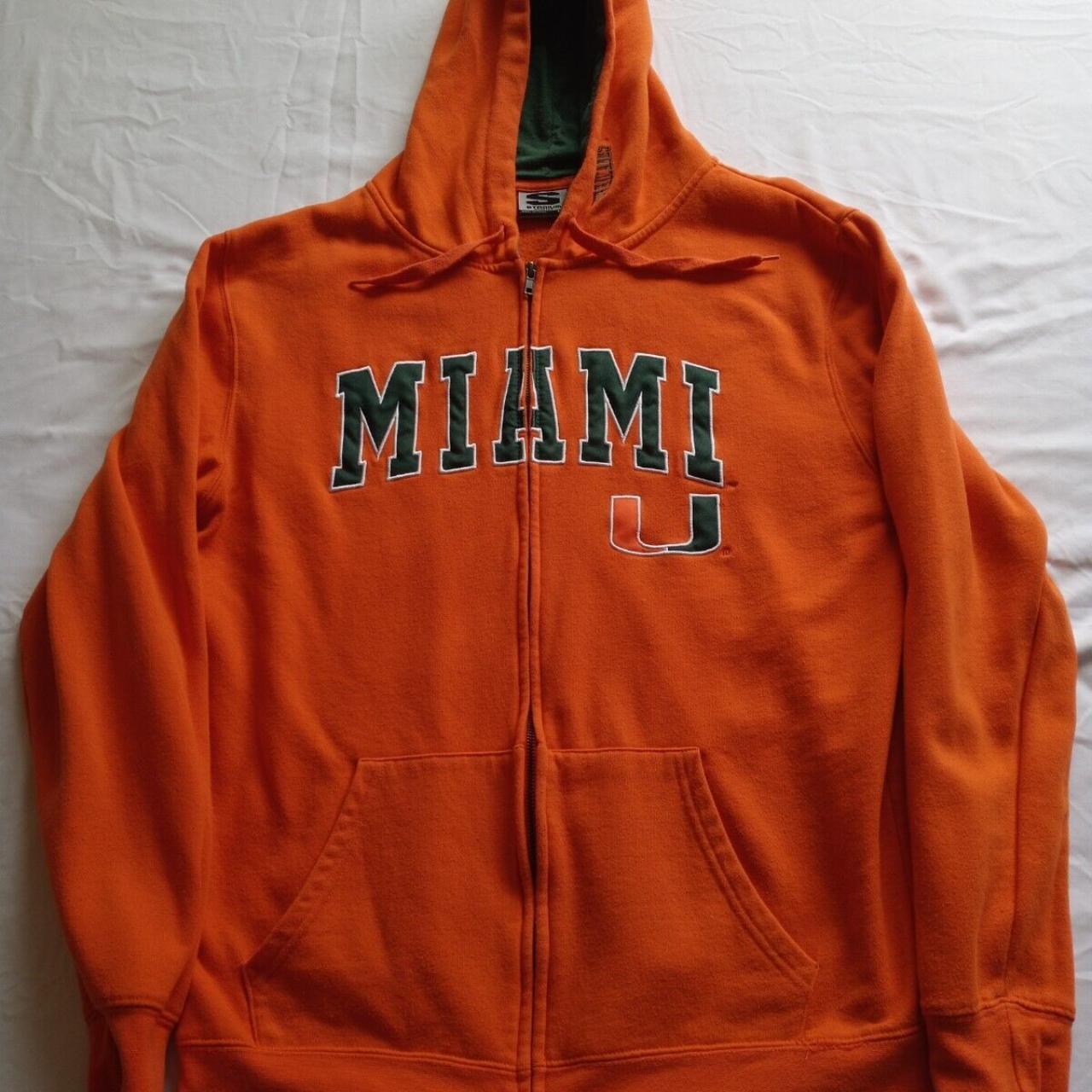 Miami hurricanes zip hot sale up hoodie