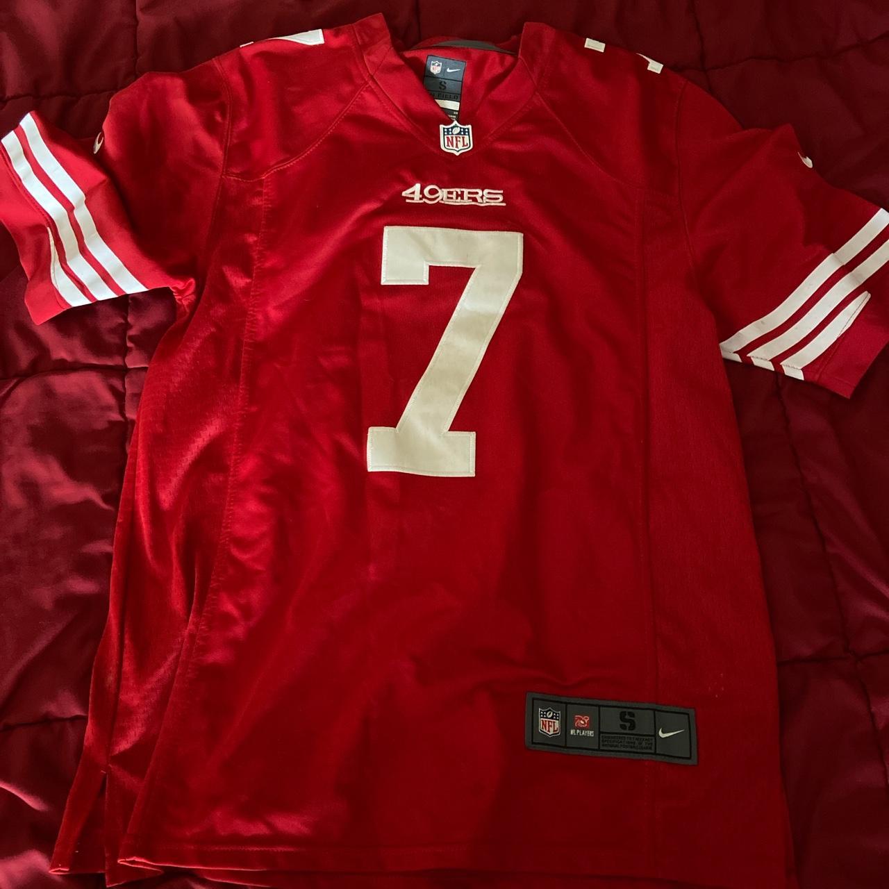 San Francisco 49ers Kaepernick jersey, size youth - Depop