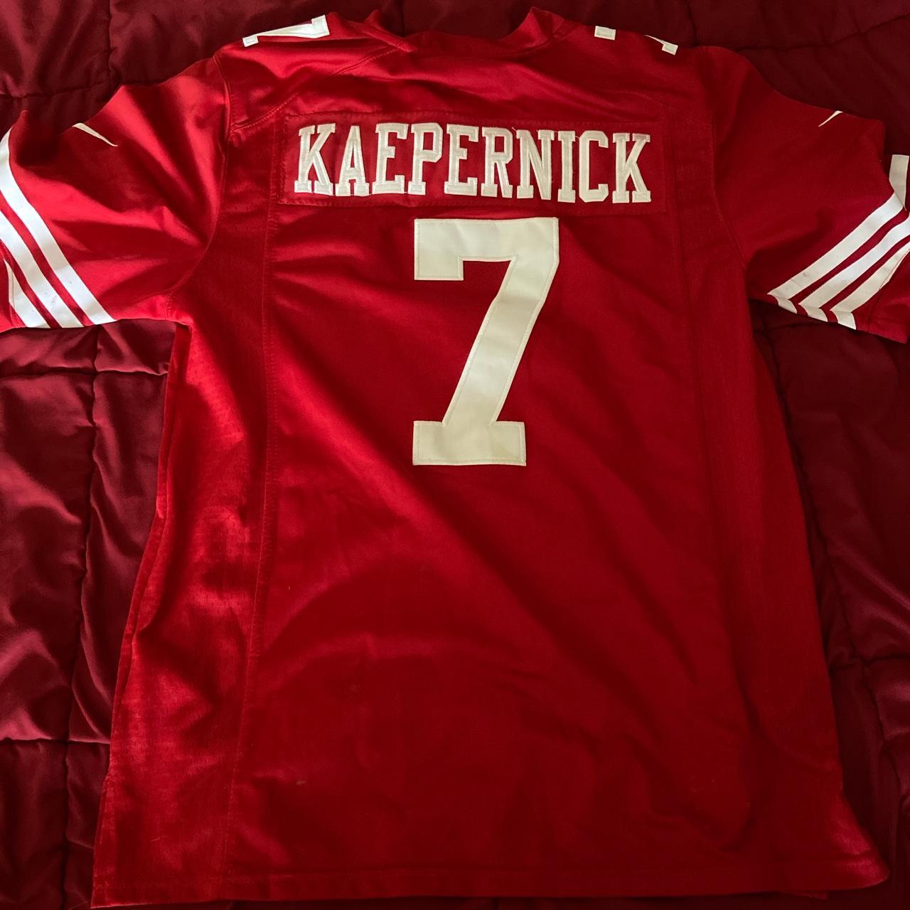 San Francisco 49ers Kaepernick jersey, size youth - Depop