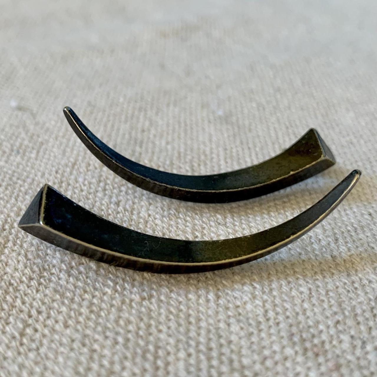 Spike Huggie Hoop Earrings Taper Curved for Men  EarringsGuy