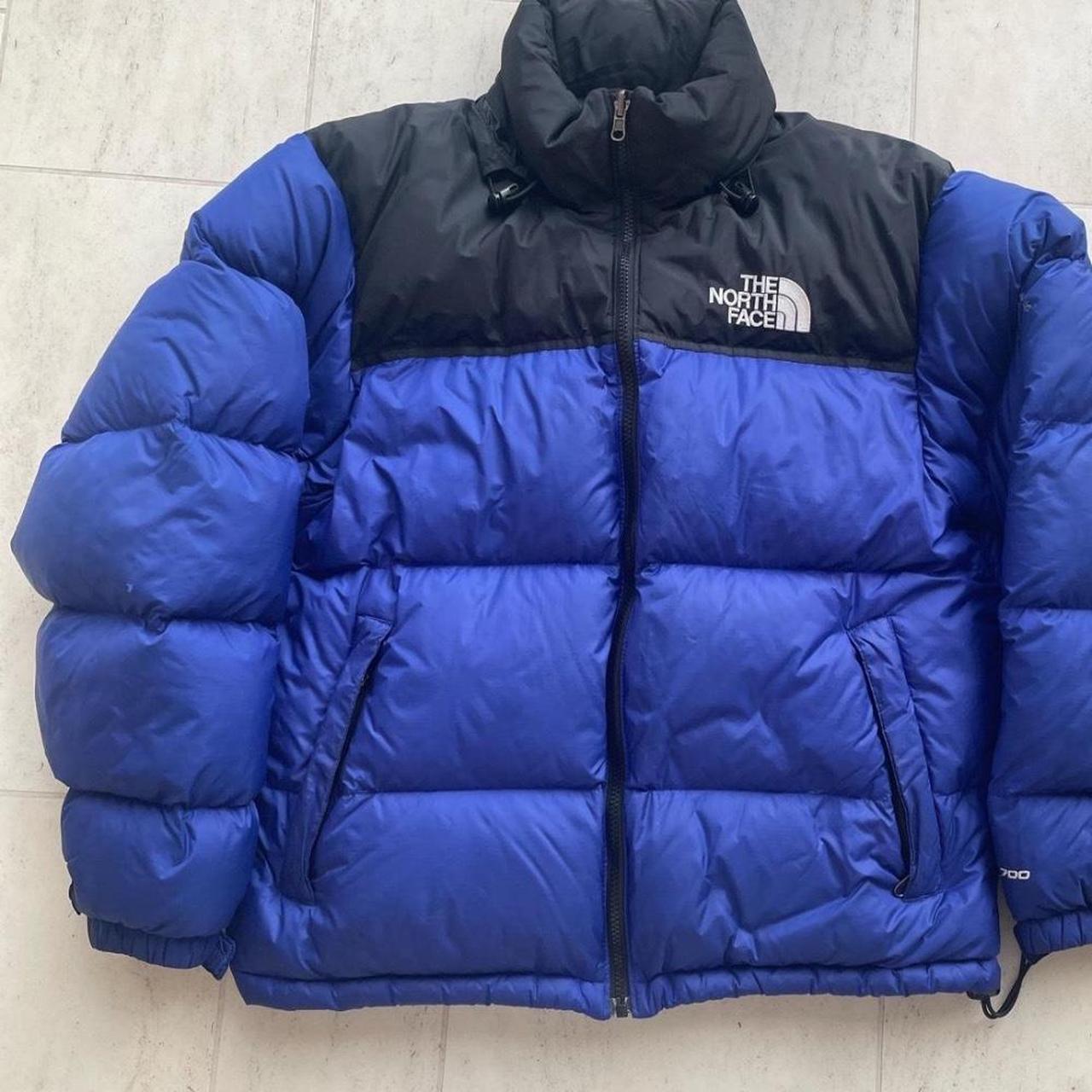 Blue North Face 700 Puffer jacket Original price:... - Depop