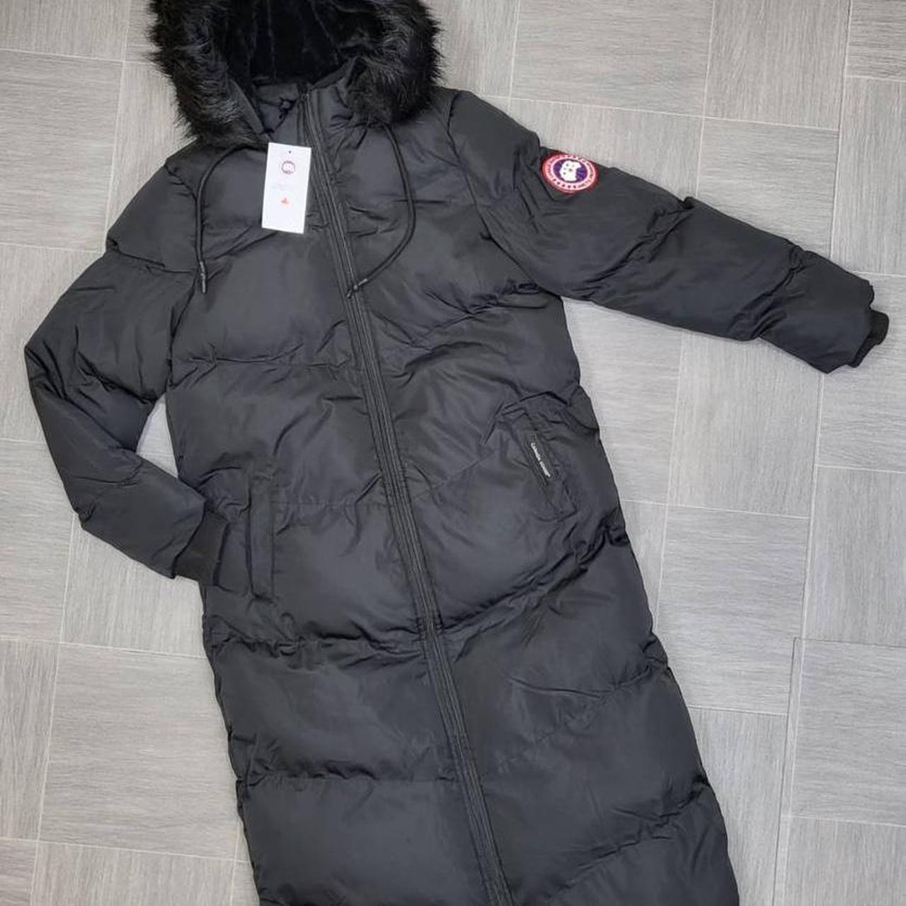 Woman’s Black Canada Goose Jacket Black Size 12... Depop