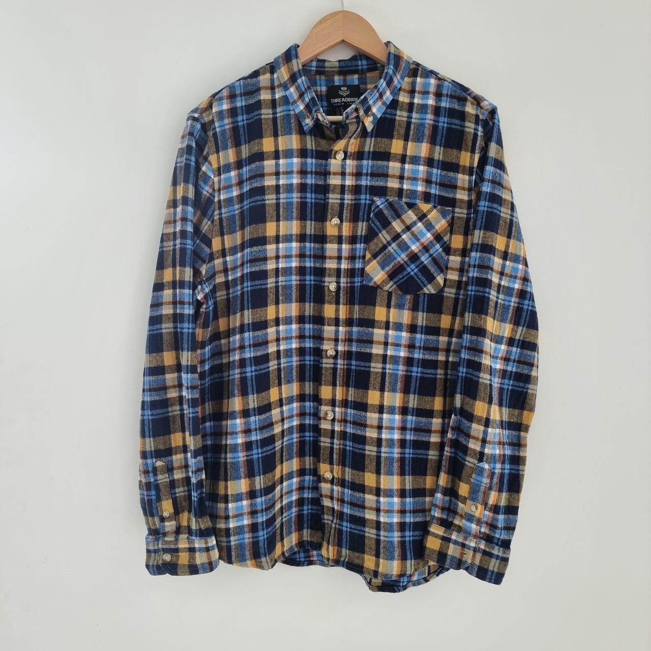 Threadbare Men's Blue Shirt | Depop