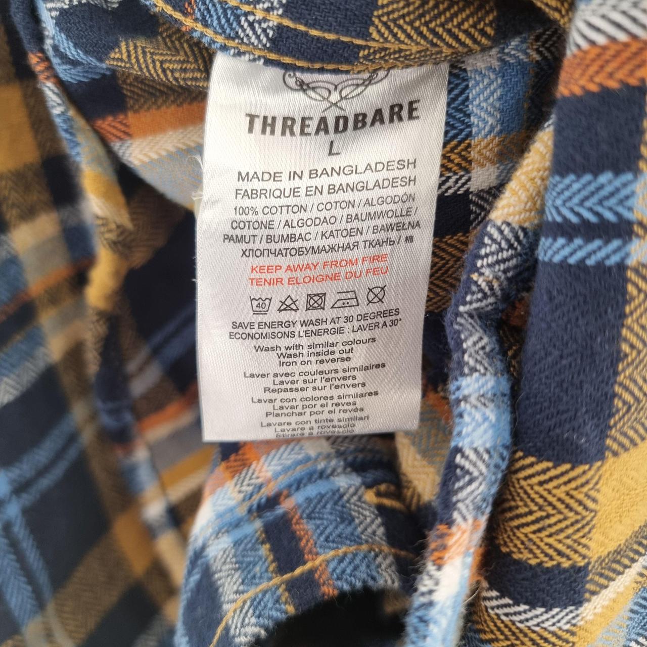 Threadbare Men's Blue Shirt | Depop