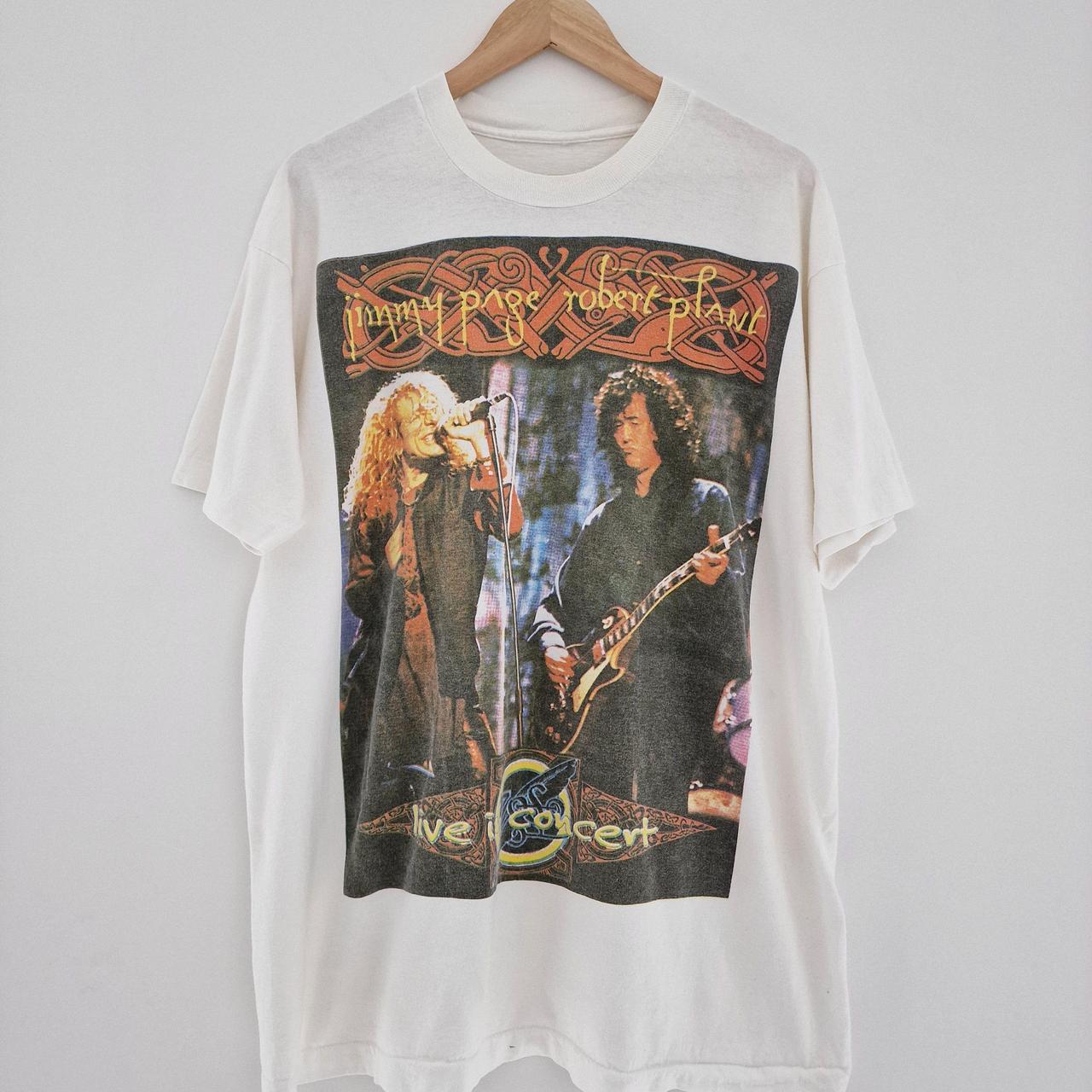 Vintage Led Zeppelin Tour Shirt 1995 Jimmy Page... - Depop