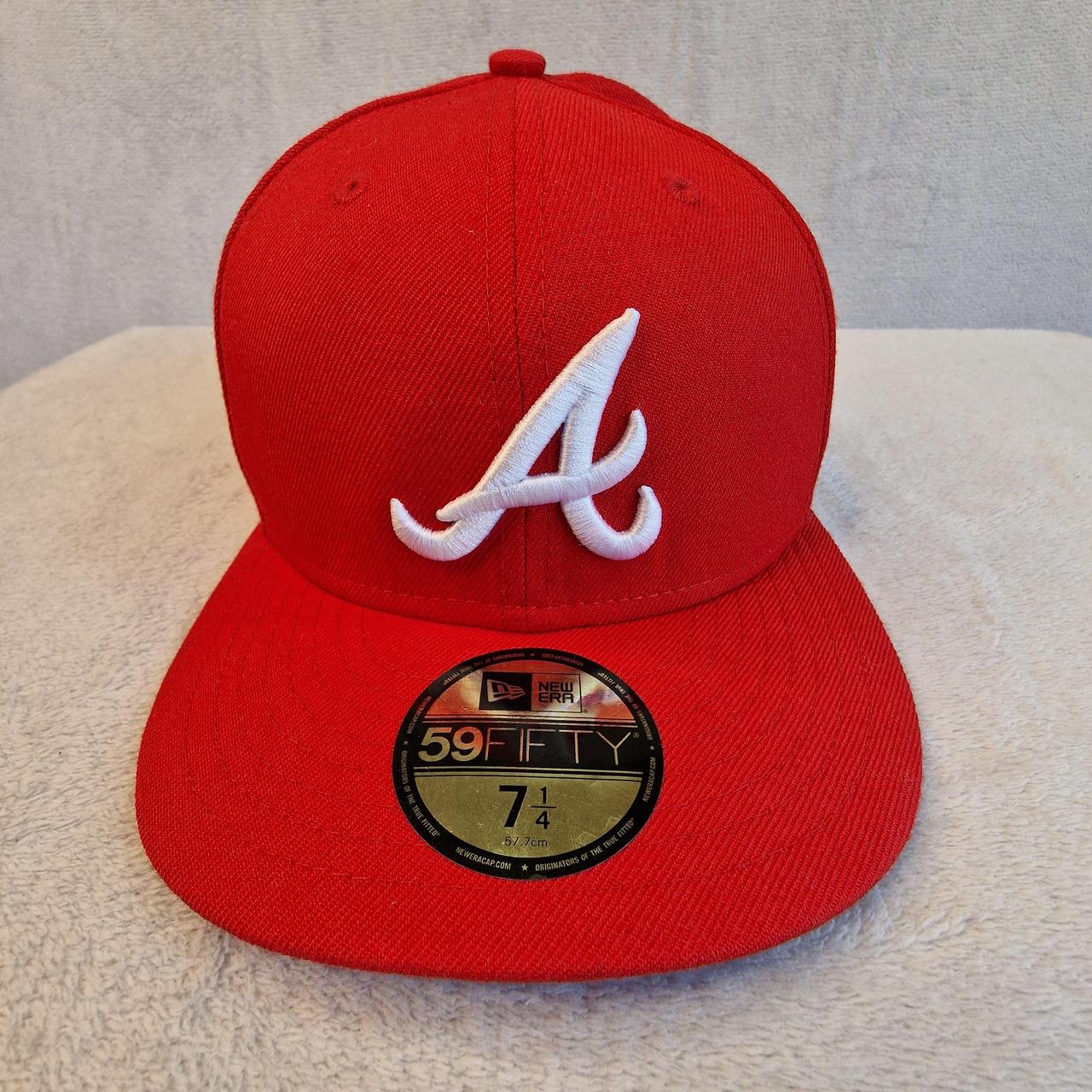 Atlanta Braves camo hat, this hat is basically brand - Depop