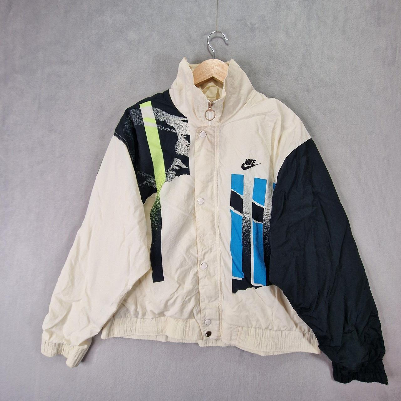 Nike Challenge Court Andre Agassi Jacket Small White... - Depop