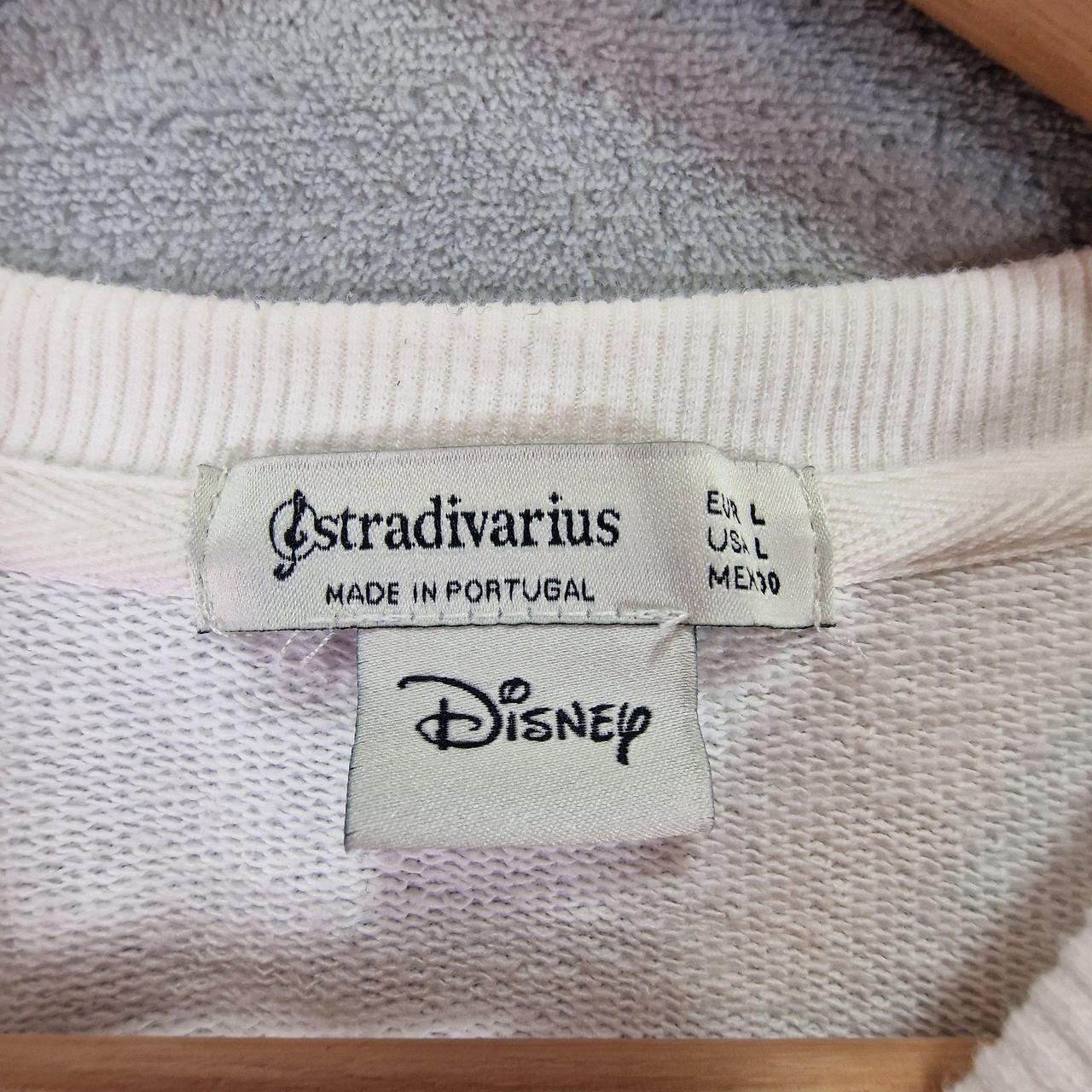 Stradivarius Disney Sweatshirt Womens Large White