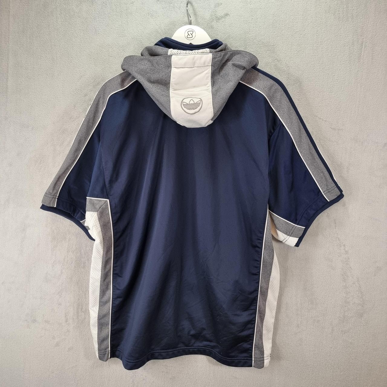 Adidas Track Jacket Mens XL Vintage 90s Blue Short | Depop Adidas Track Jacket Mens XL Vintage 90s Blue Short | Depop