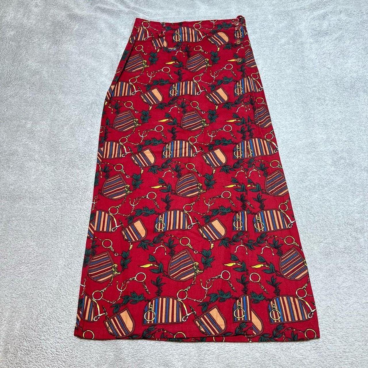 Khaki skirt 2025 womens red