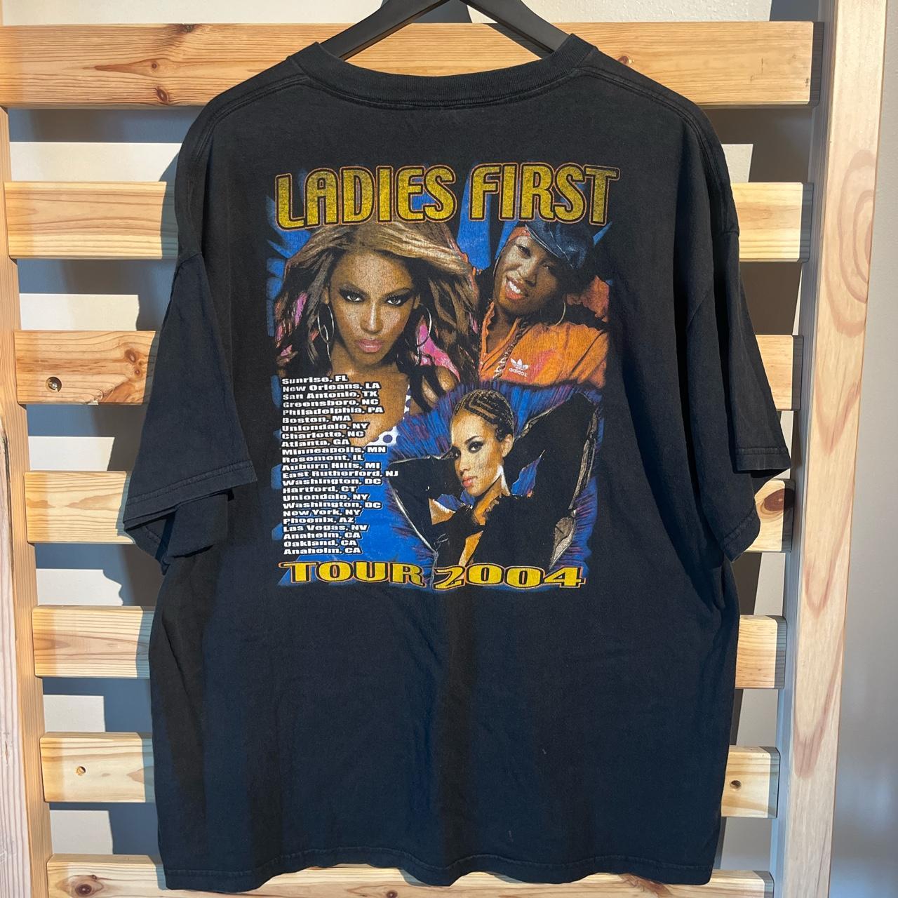 Vintage Ladies First Tour 2004 Rap Tee ! Beyoncé |... - Depop