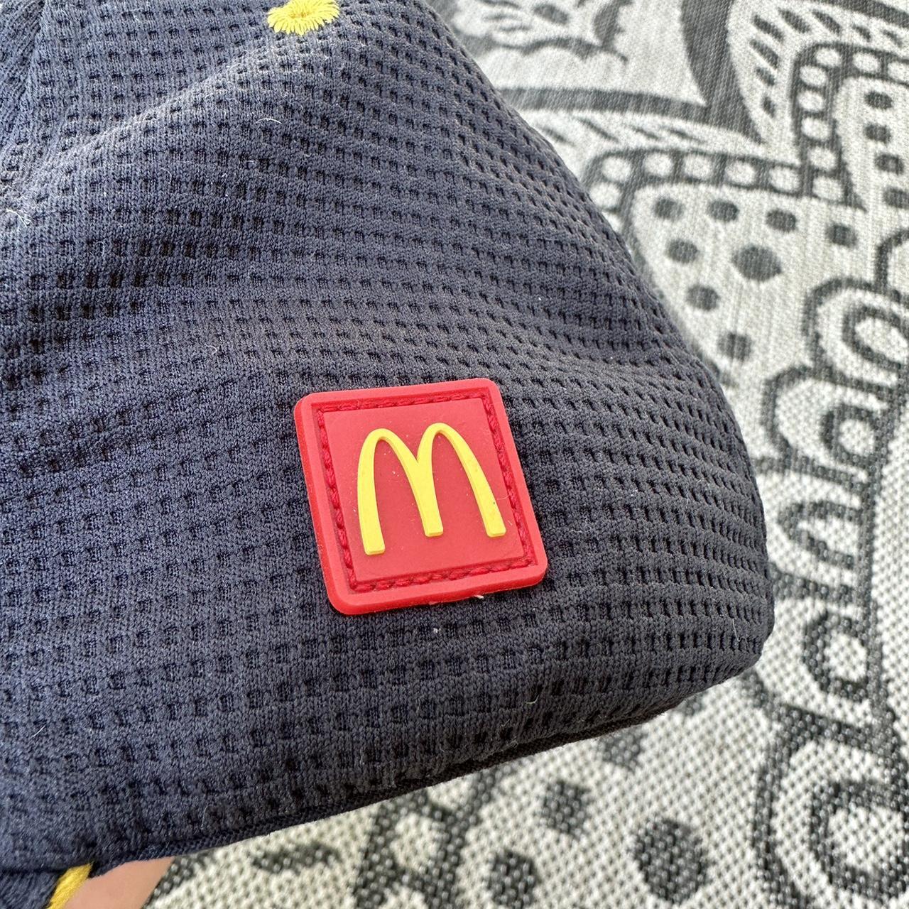 Custom New Era snapback Blue McDonalds (Red is also - Depop