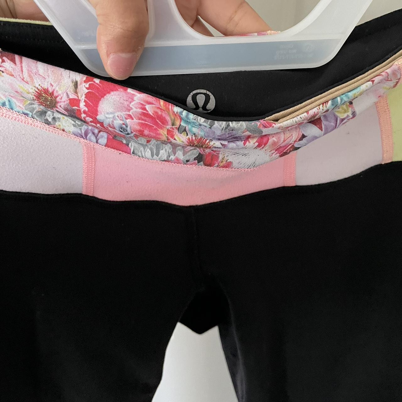 Lululemon Wunder Under Crop Full On Luon Reversible