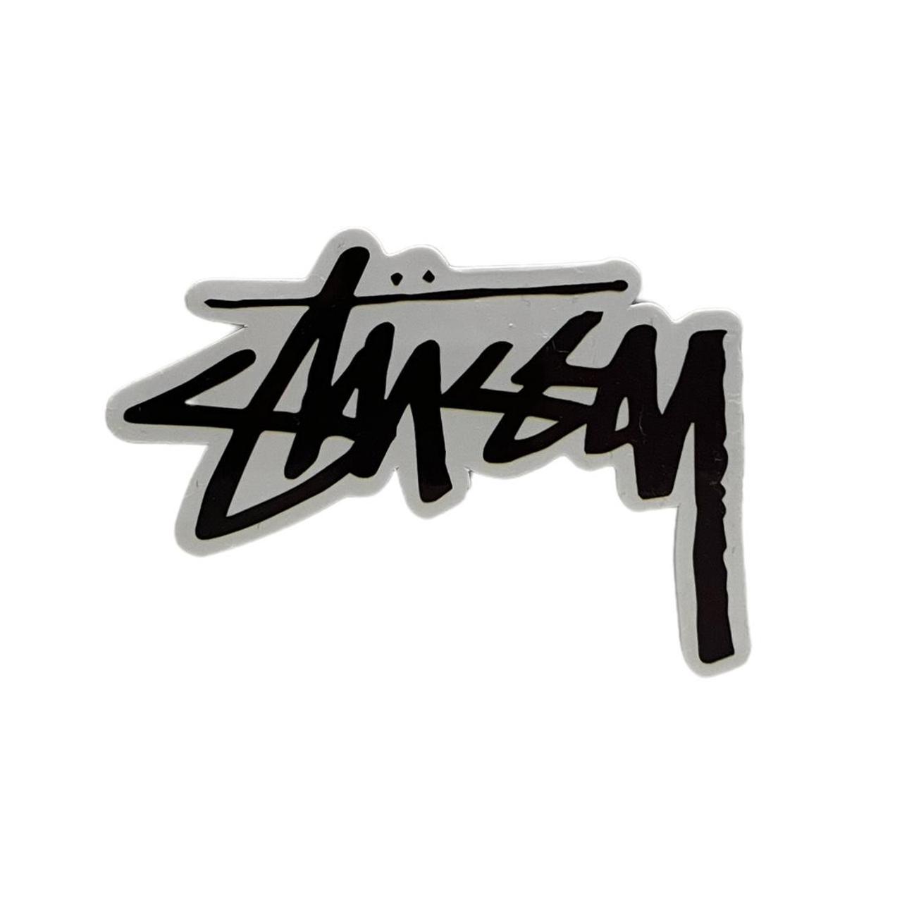 Stussy sticker Stussy stock logo waterproof branded... - Depop